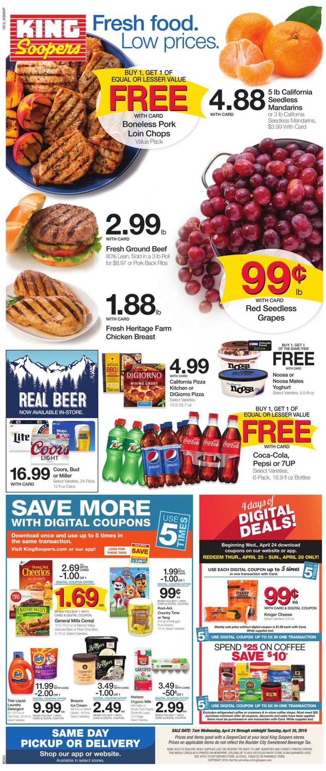 Catalogue King Soopers from 04/24/2019