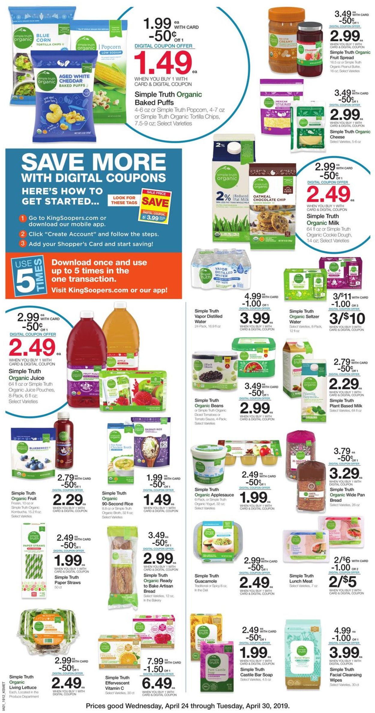 Catalogue King Soopers from 04/24/2019