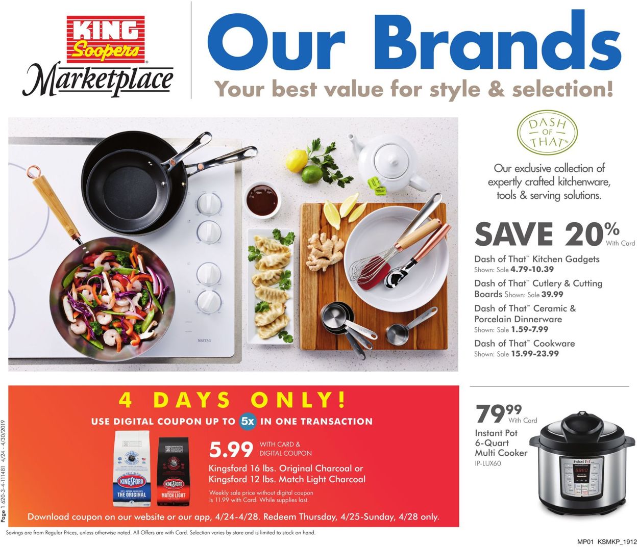 Catalogue King Soopers from 04/24/2019