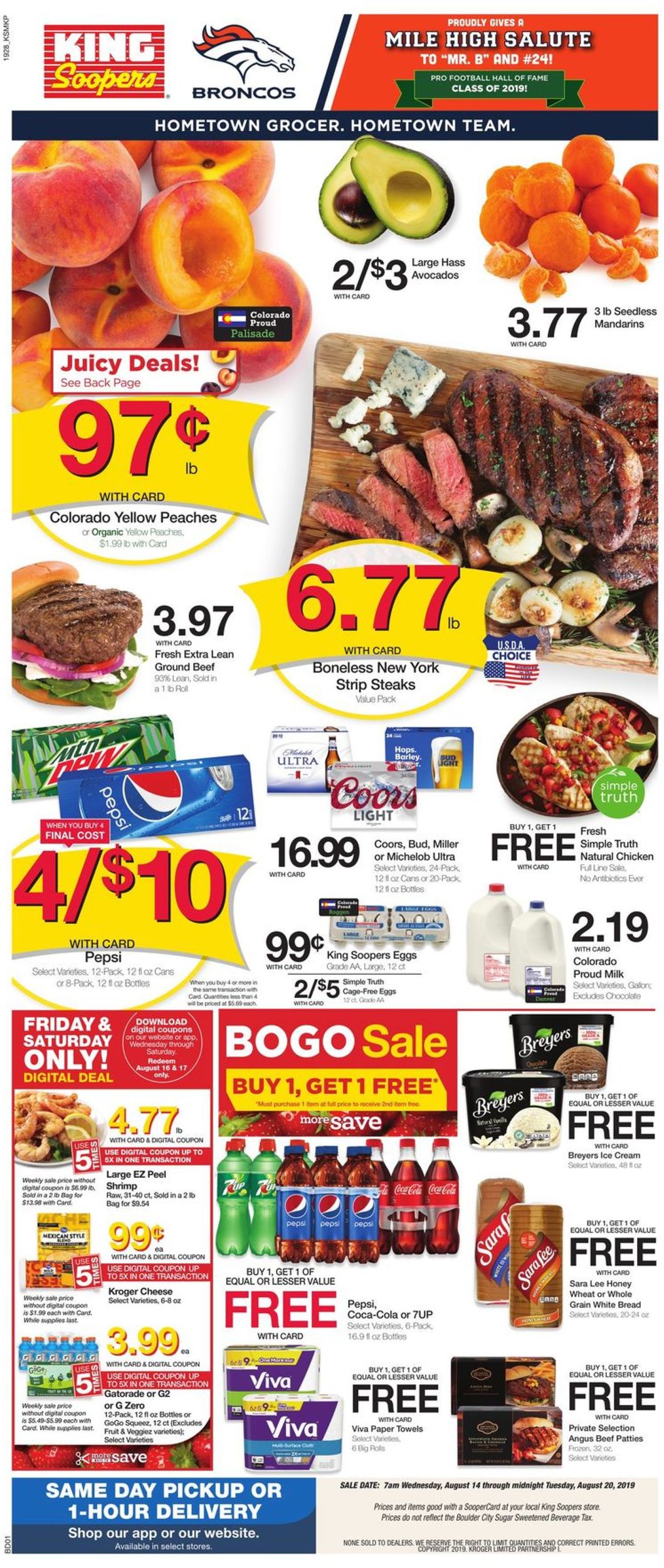 Catalogue King Soopers from 08/14/2019