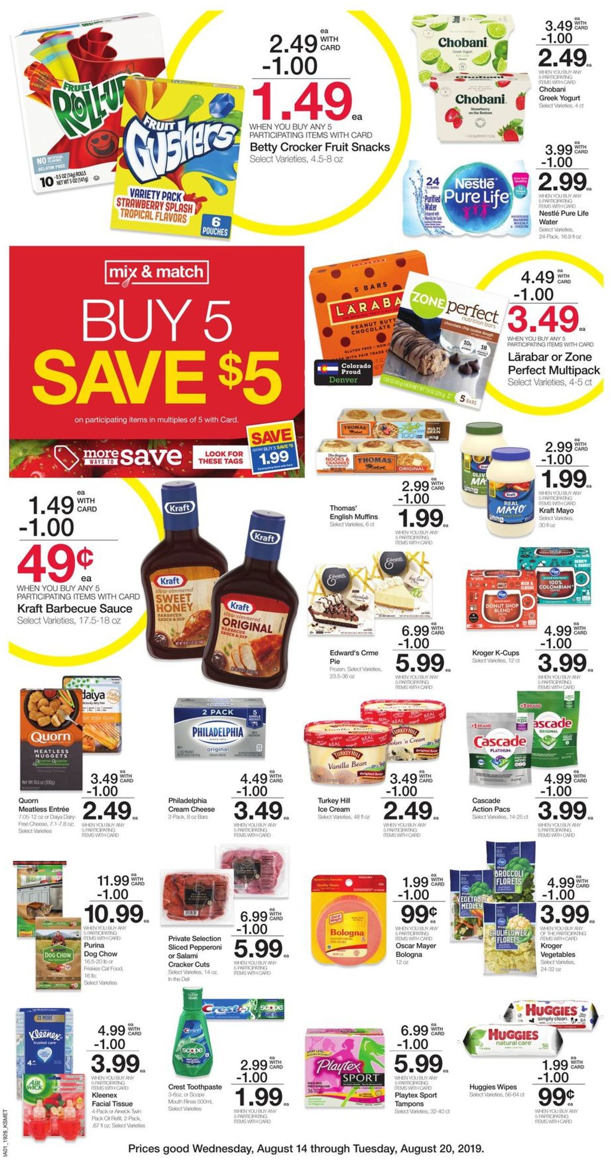 Catalogue King Soopers from 08/14/2019