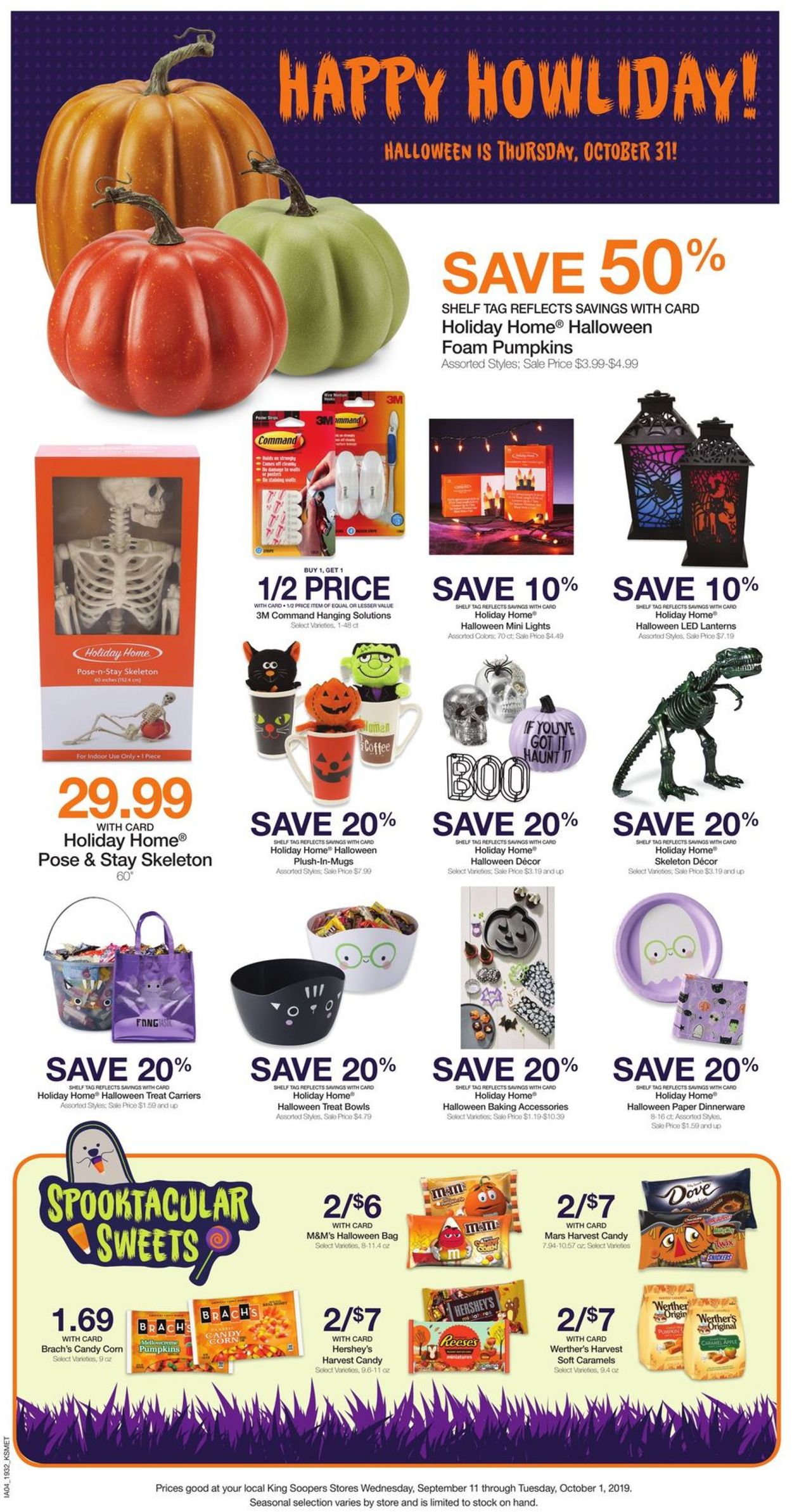 Catalogue King Soopers from 09/18/2019