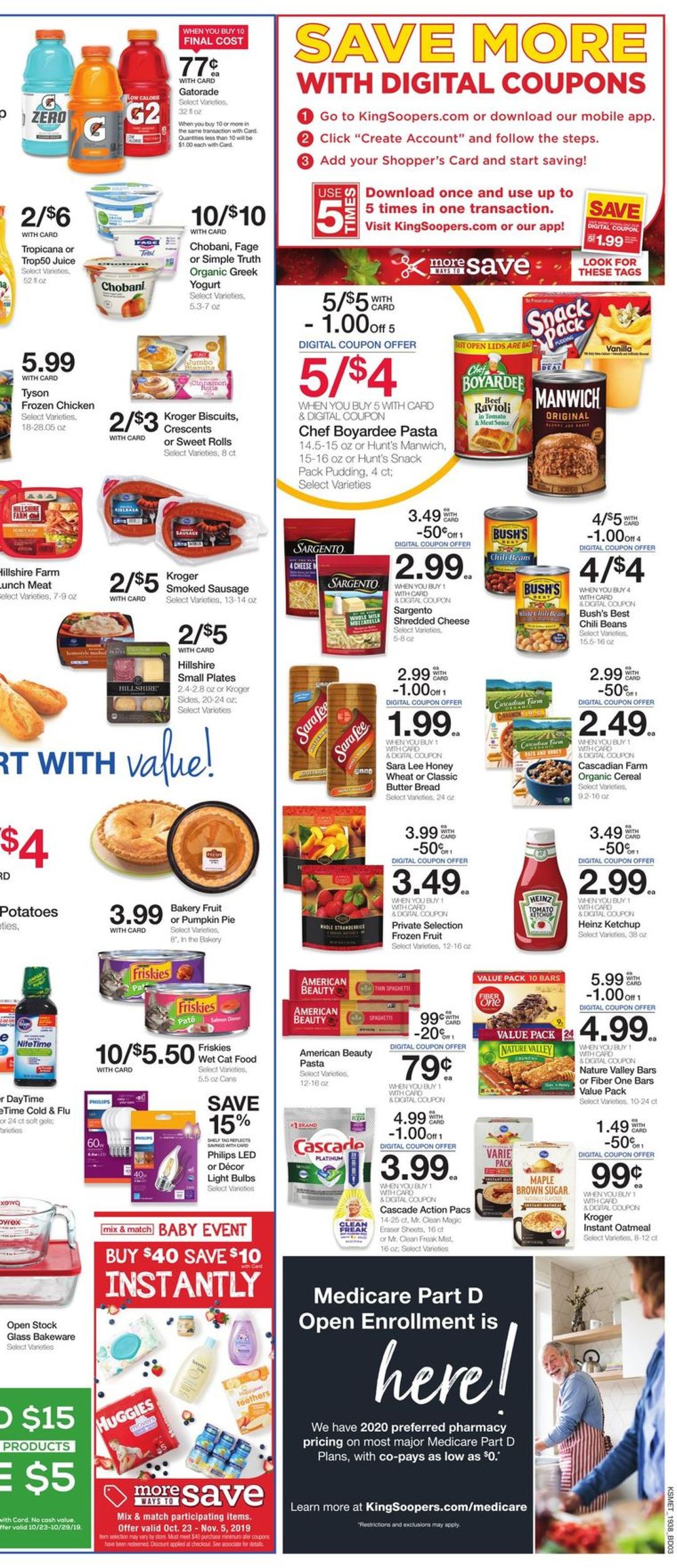 Catalogue King Soopers from 10/23/2019