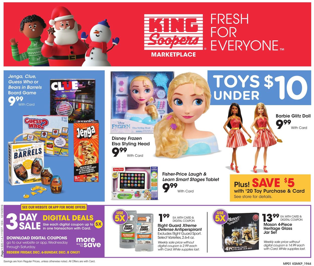 Catalogue King Soopers from 12/04/2019