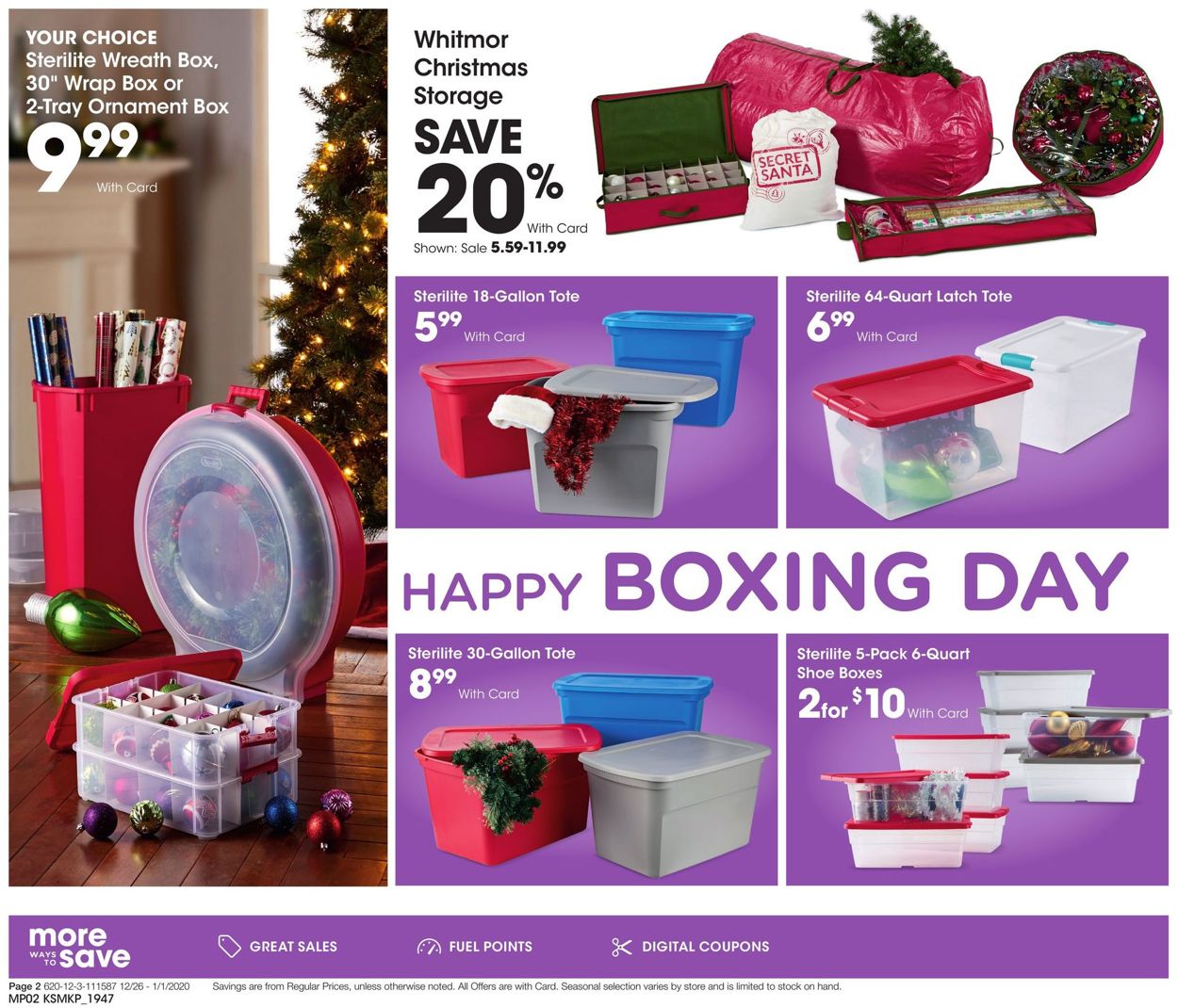 Catalogue King Soopers - New Year's Ad 2019/2020 from 12/26/2019