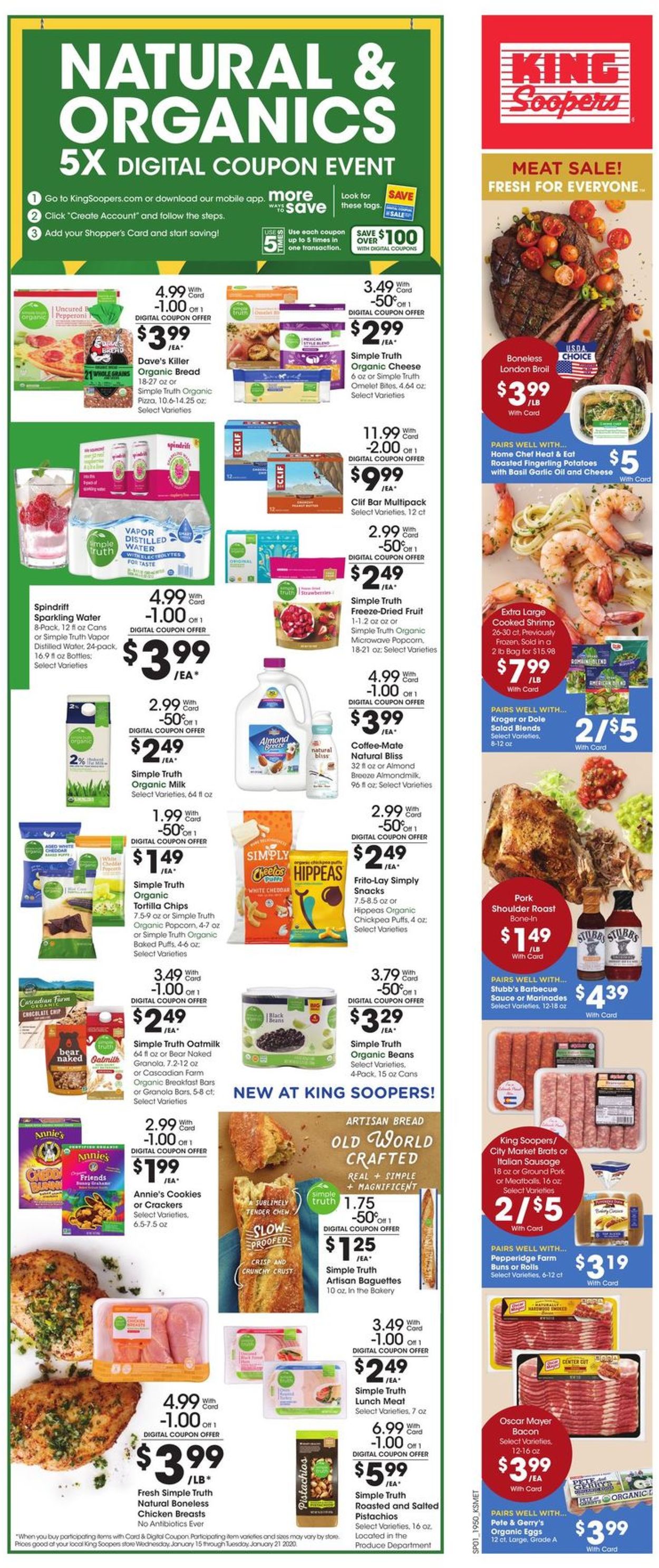 Catalogue King Soopers from 01/15/2020