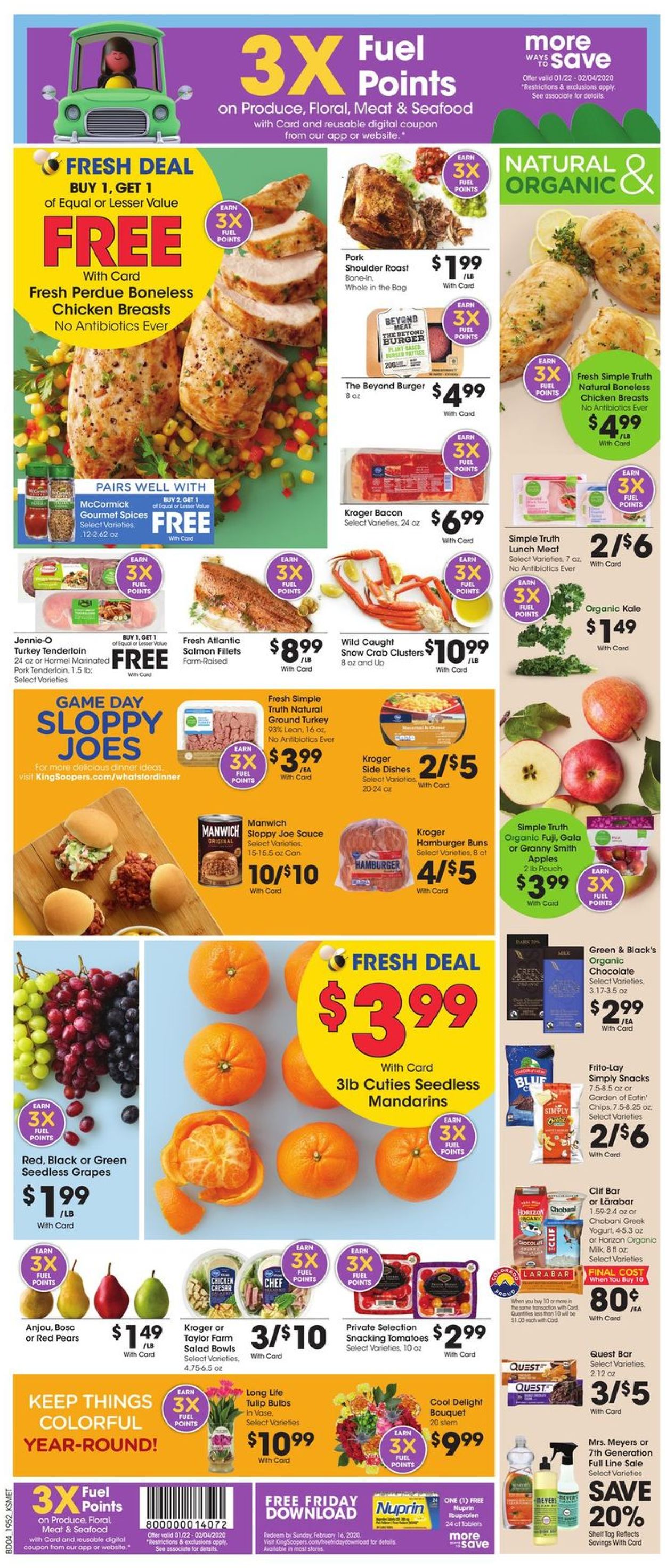Catalogue King Soopers from 01/29/2020