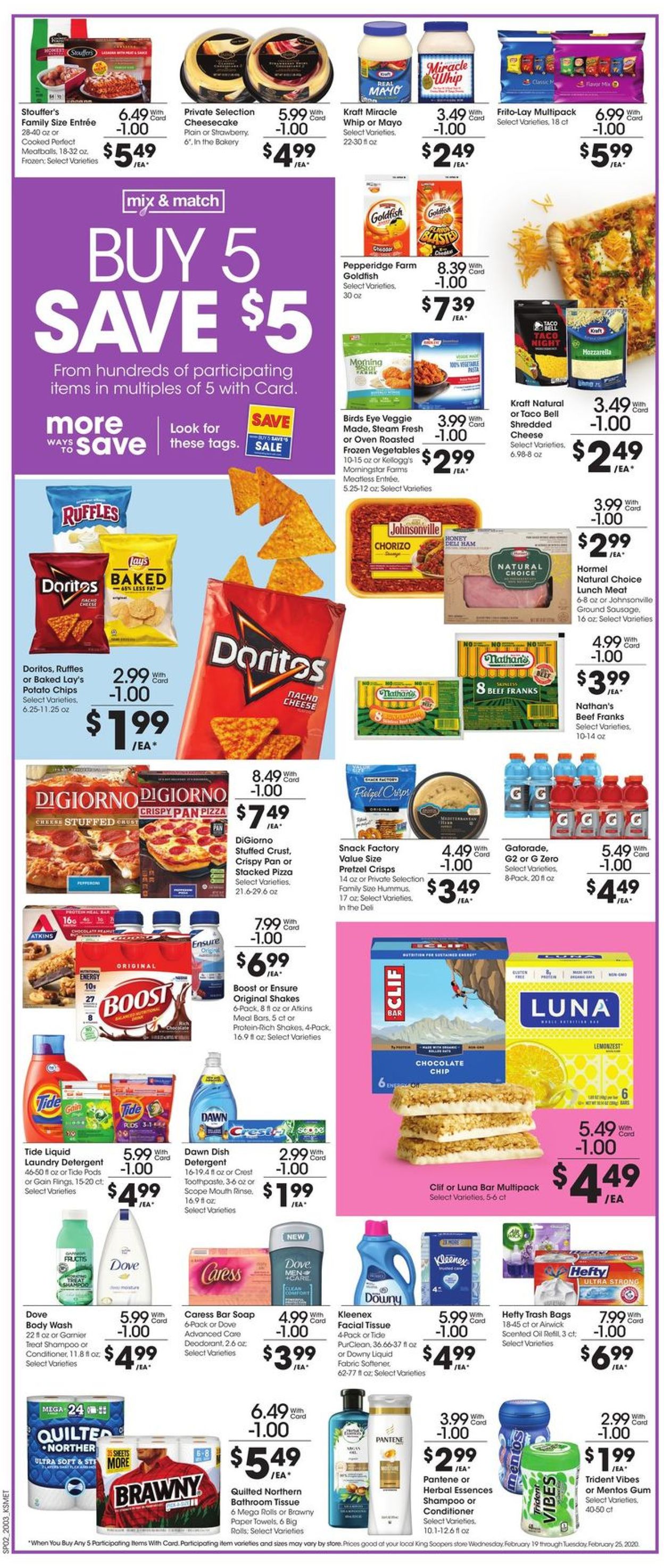 Catalogue King Soopers from 02/19/2020