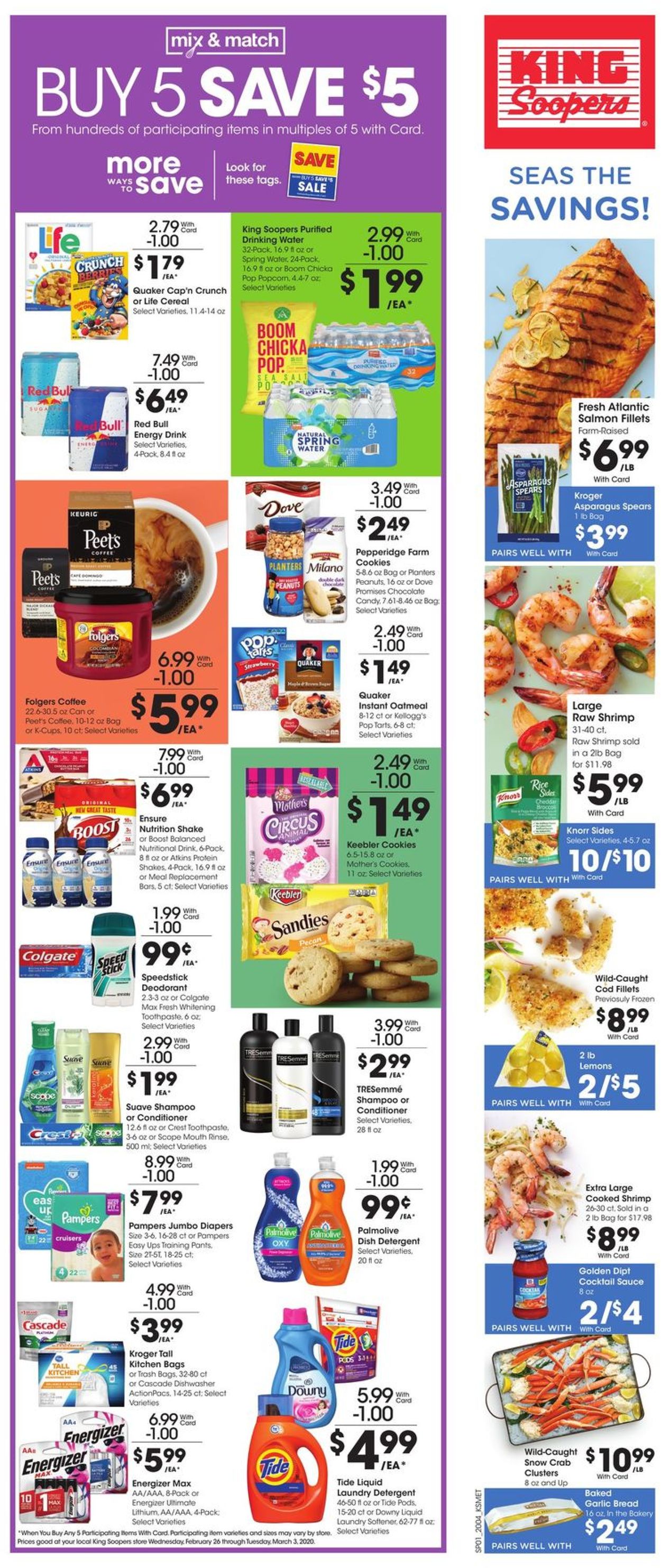 Catalogue King Soopers from 02/26/2020