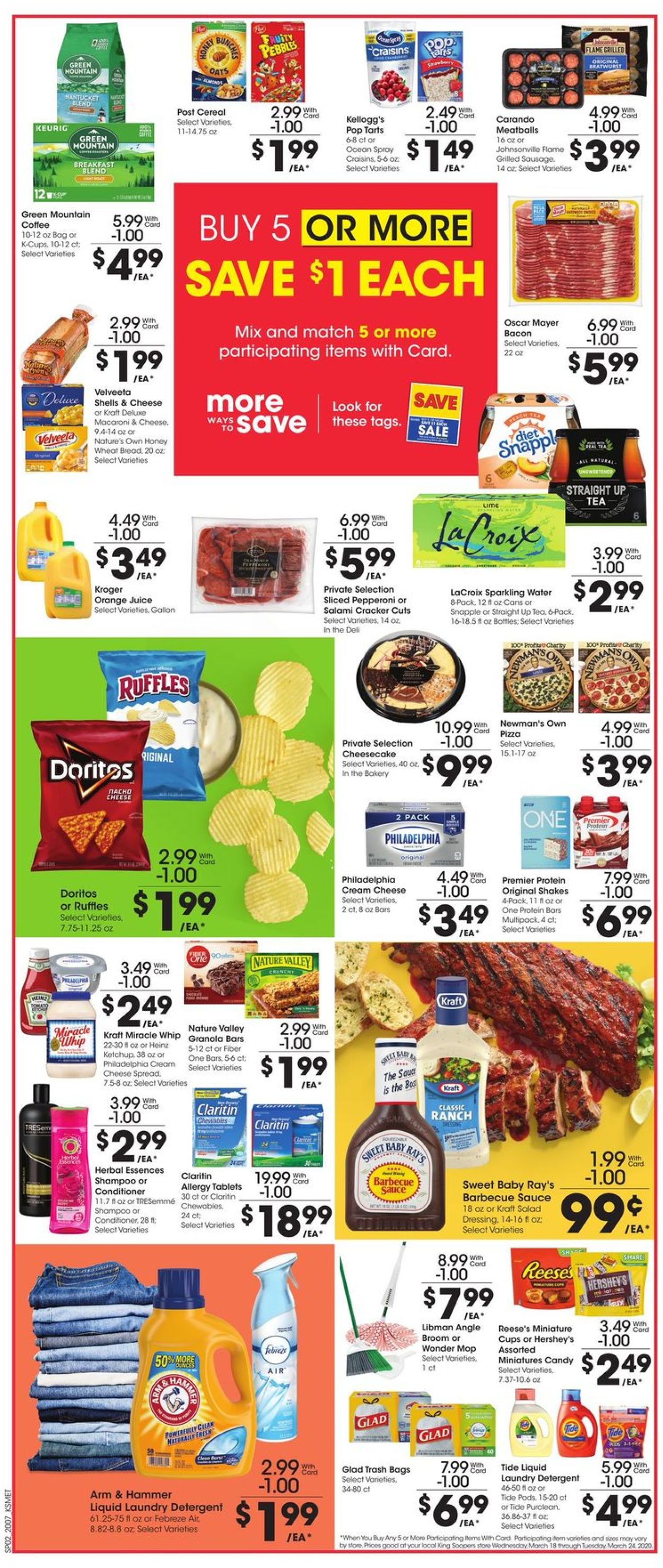 Catalogue King Soopers from 03/18/2020