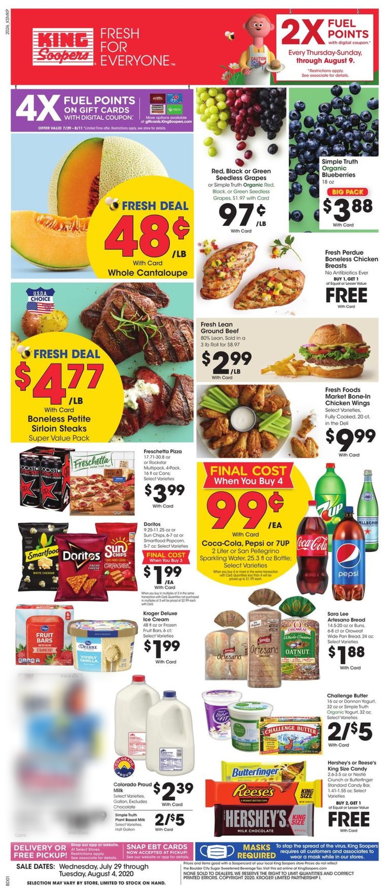 Catalogue King Soopers from 07/29/2020