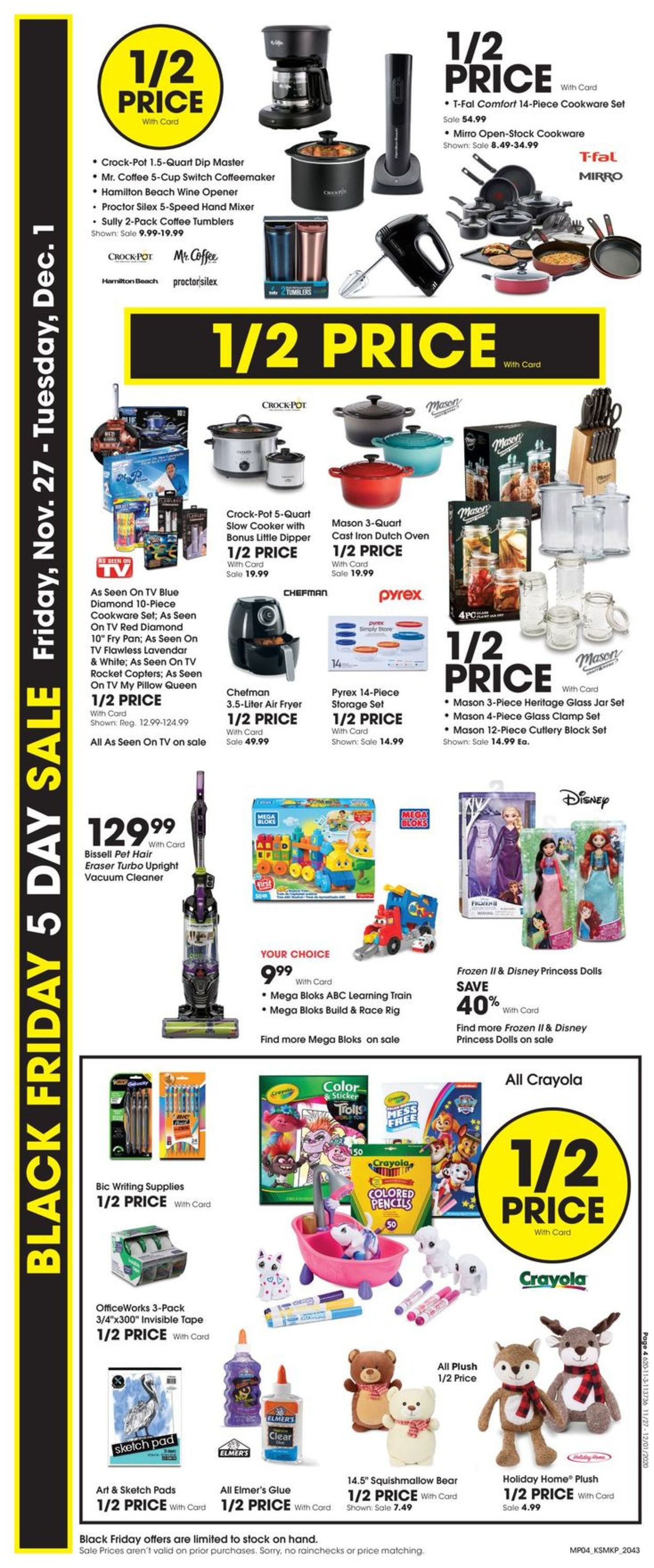 Catalogue King Soopers Black Friday 2020 from 11/27/2020