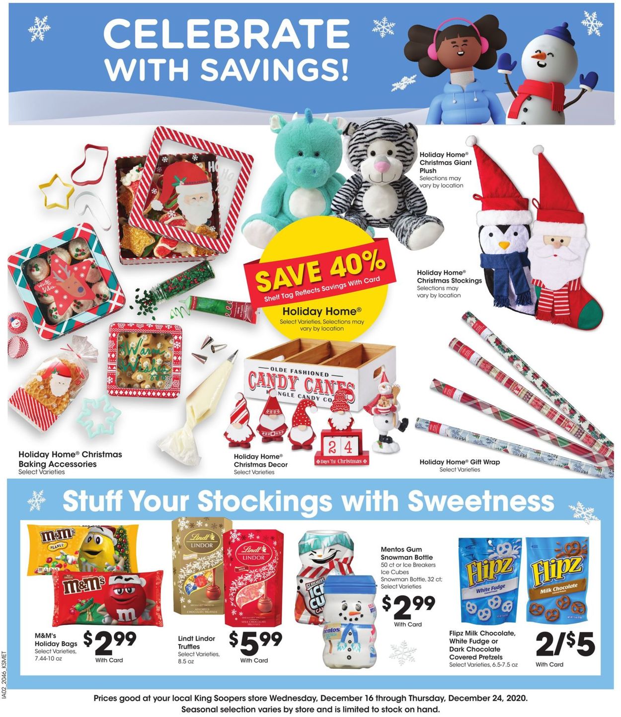 Catalogue King Soopers Christmas 2020 from 12/16/2020
