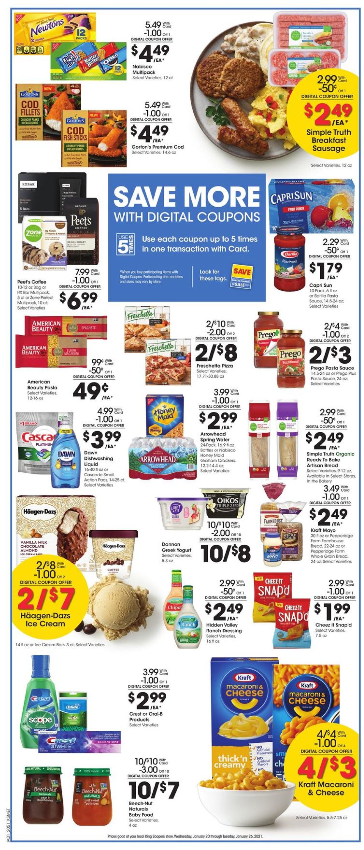 Catalogue King Soopers from 01/20/2021