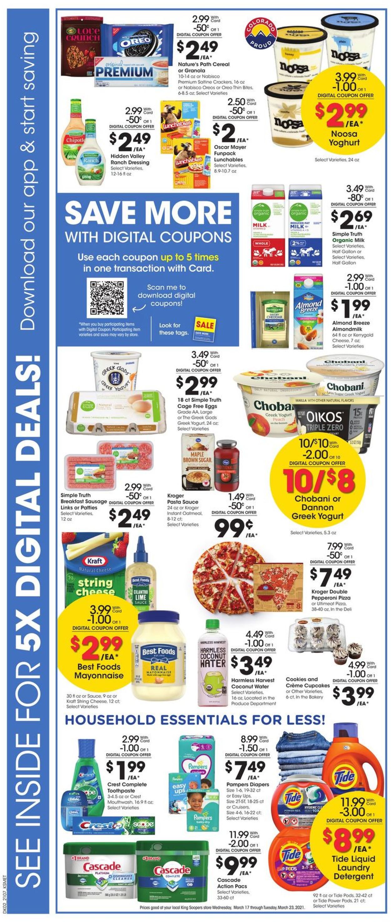 Catalogue King Soopers from 03/17/2021