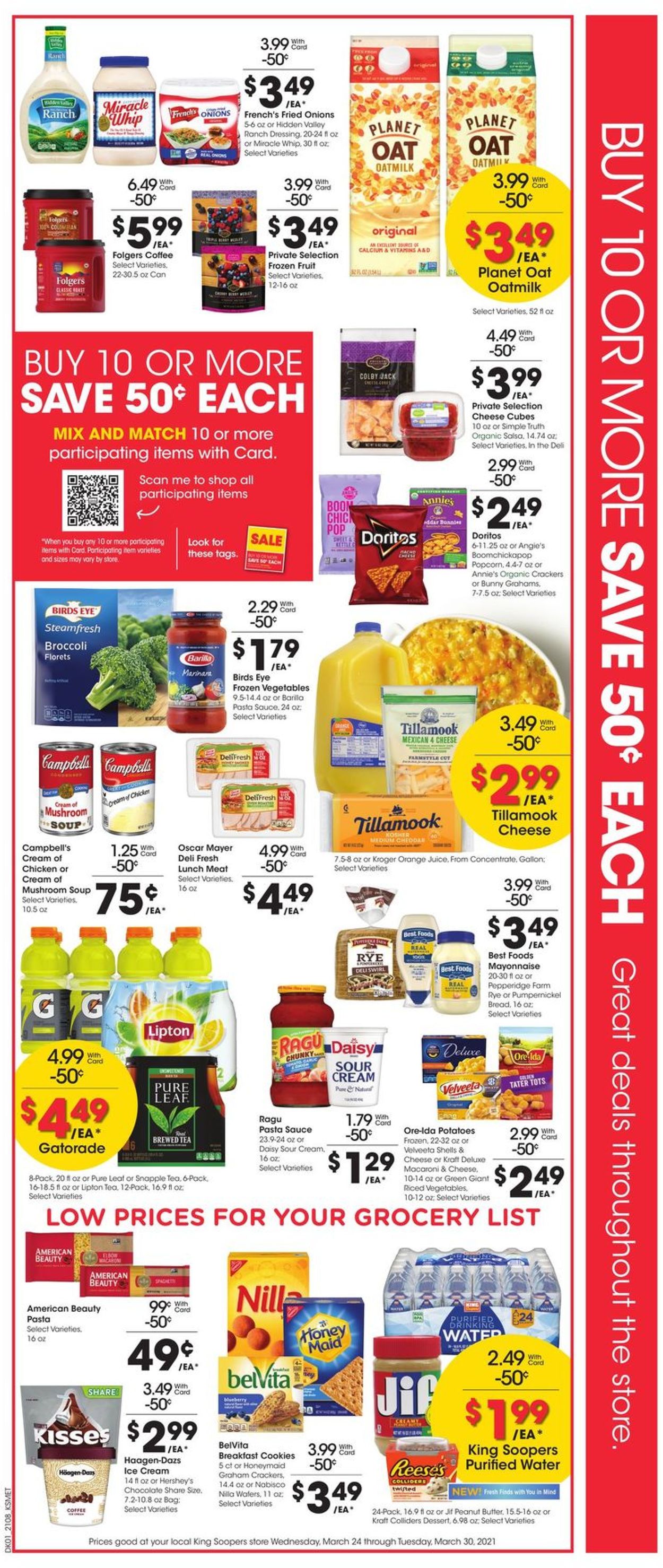 Catalogue King Soopers from 03/24/2021