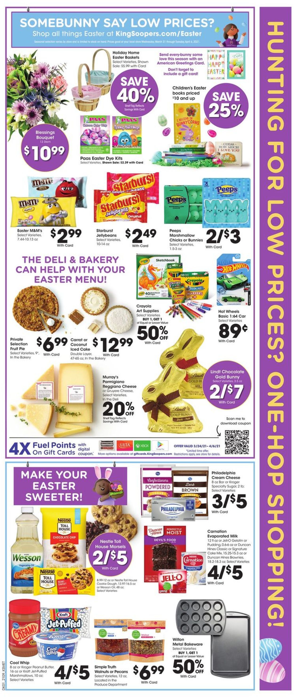 Catalogue King Soopers - Easter 2021 Ad from 03/31/2021
