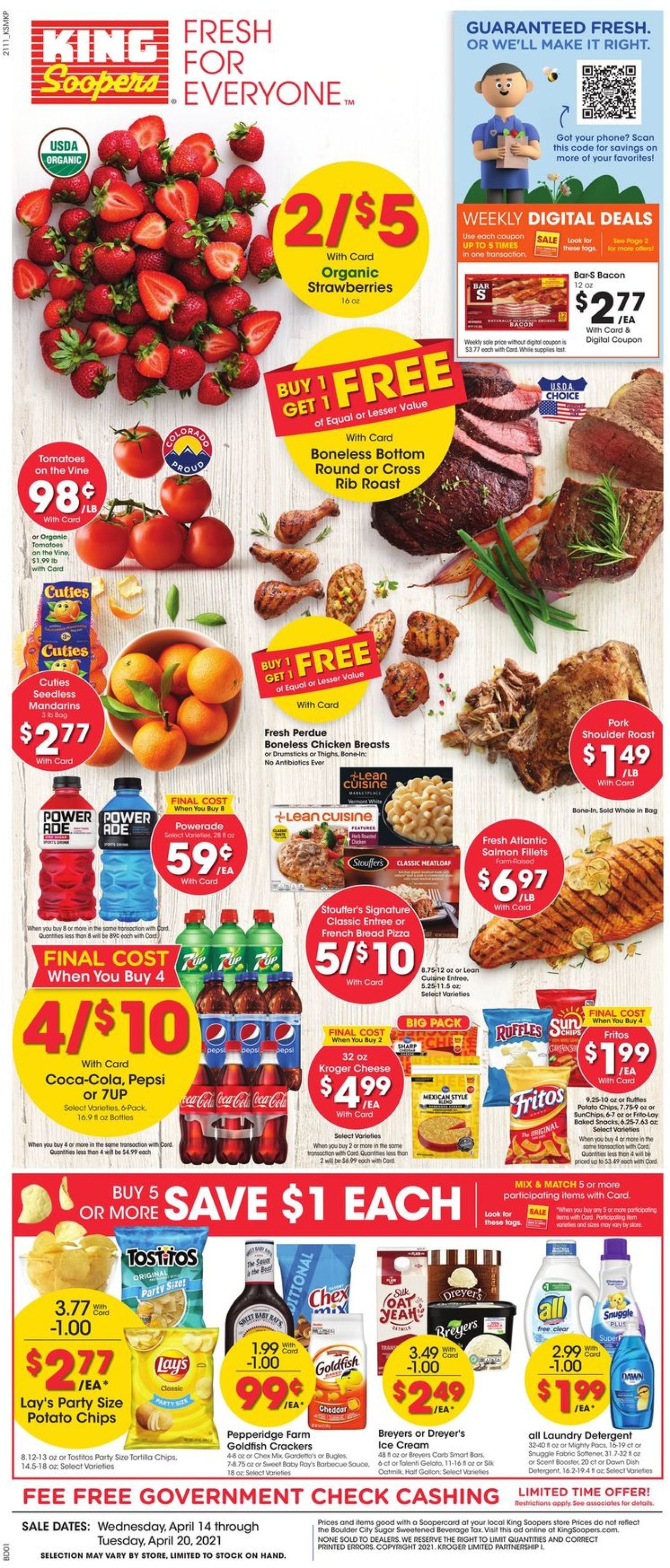 Catalogue King Soopers from 04/14/2021