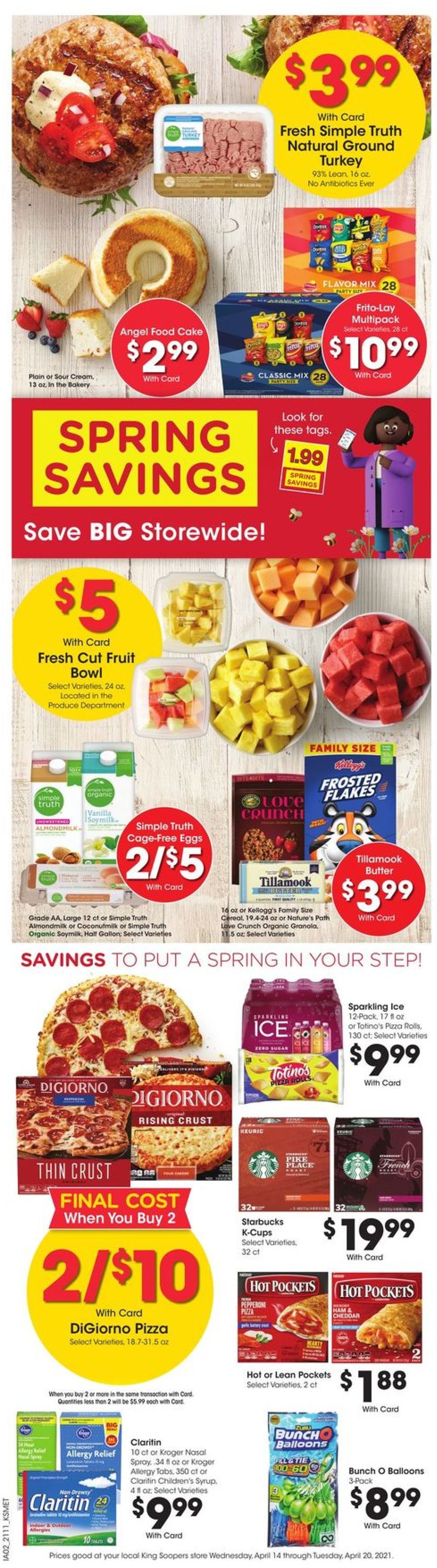 Catalogue King Soopers from 04/14/2021