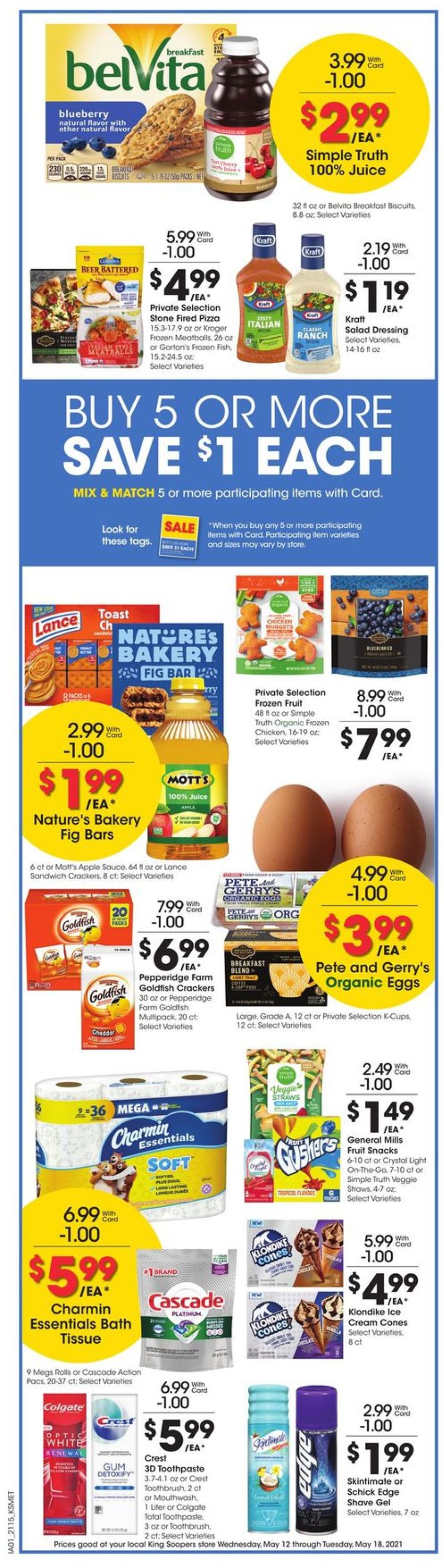 Catalogue King Soopers from 05/12/2021