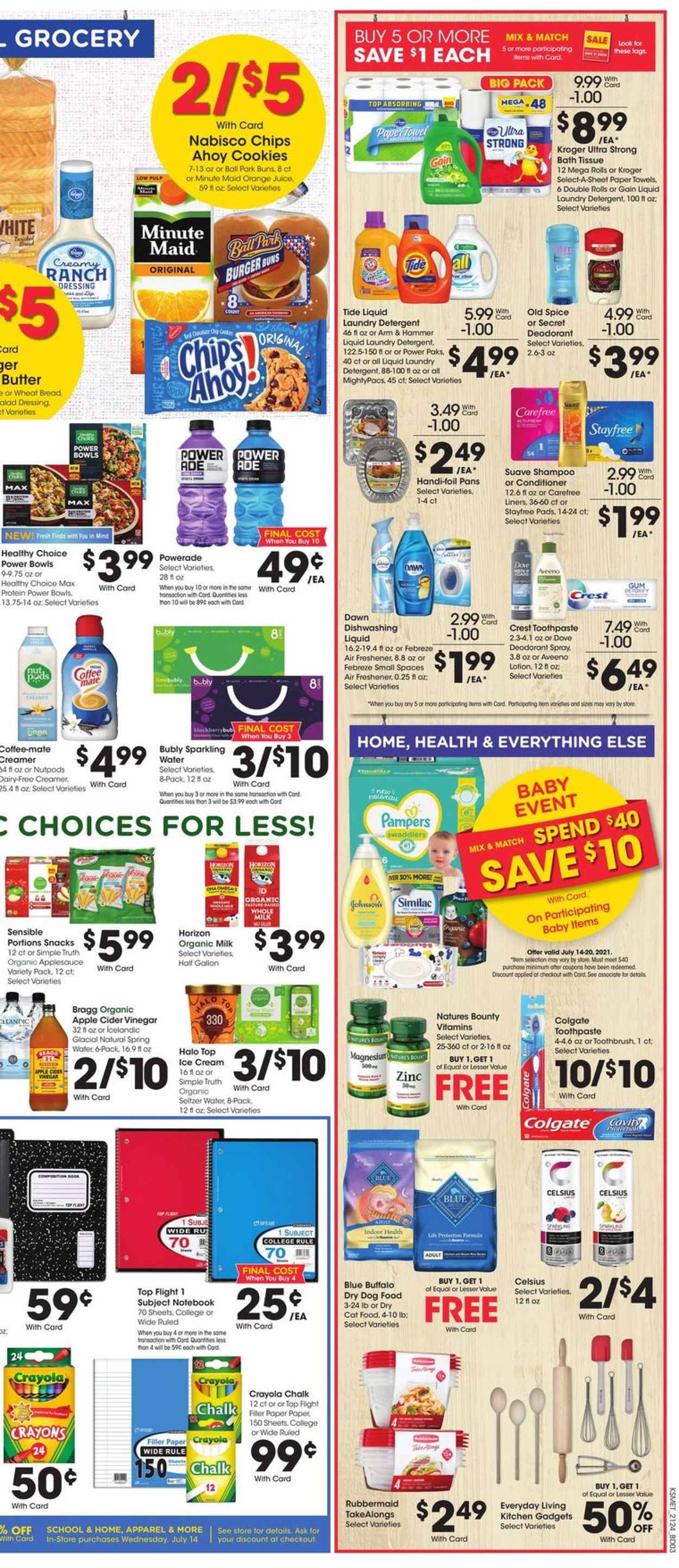 Catalogue King Soopers from 07/14/2021