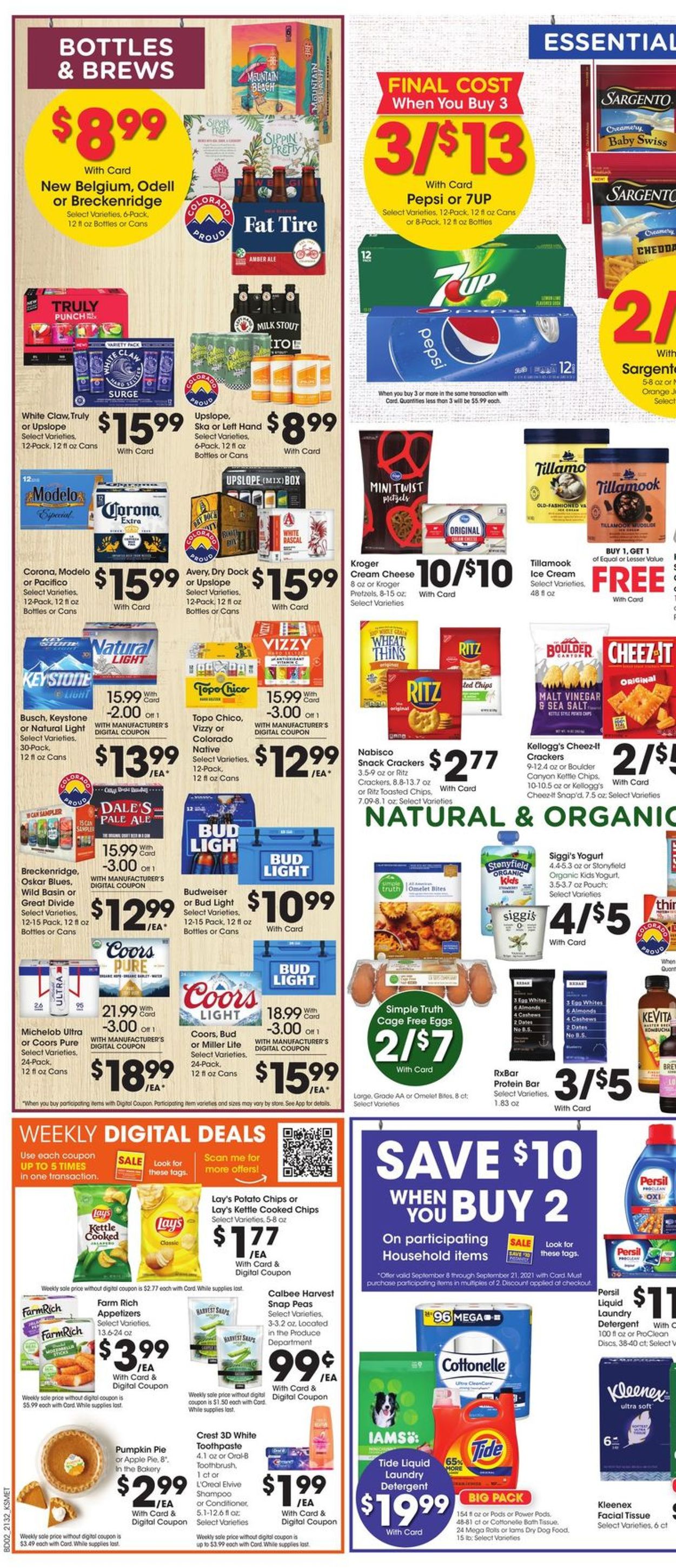 Catalogue King Soopers from 09/08/2021