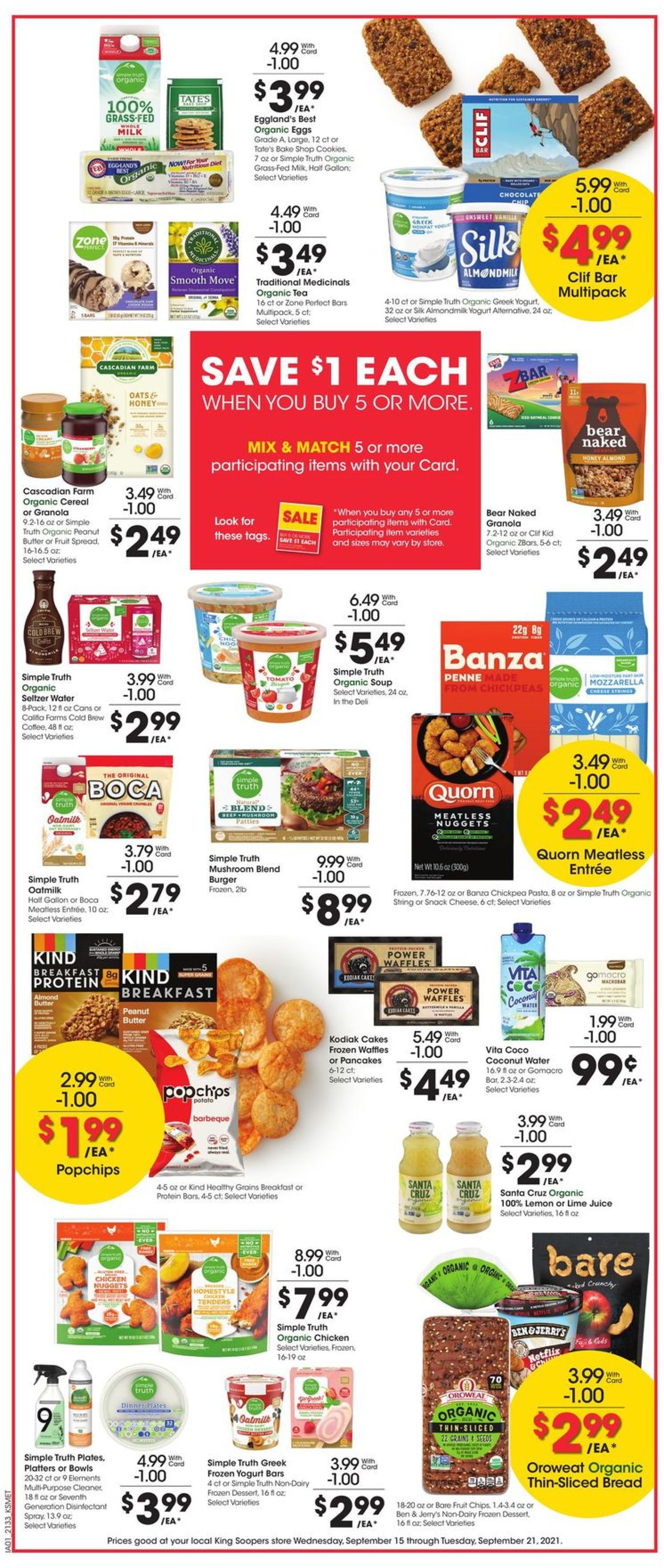 Catalogue King Soopers from 09/15/2021