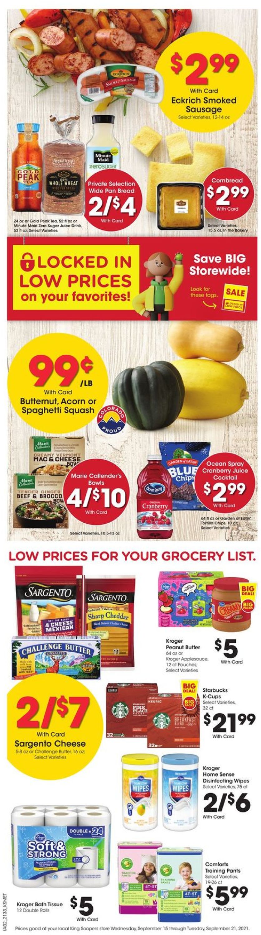 Catalogue King Soopers from 09/15/2021