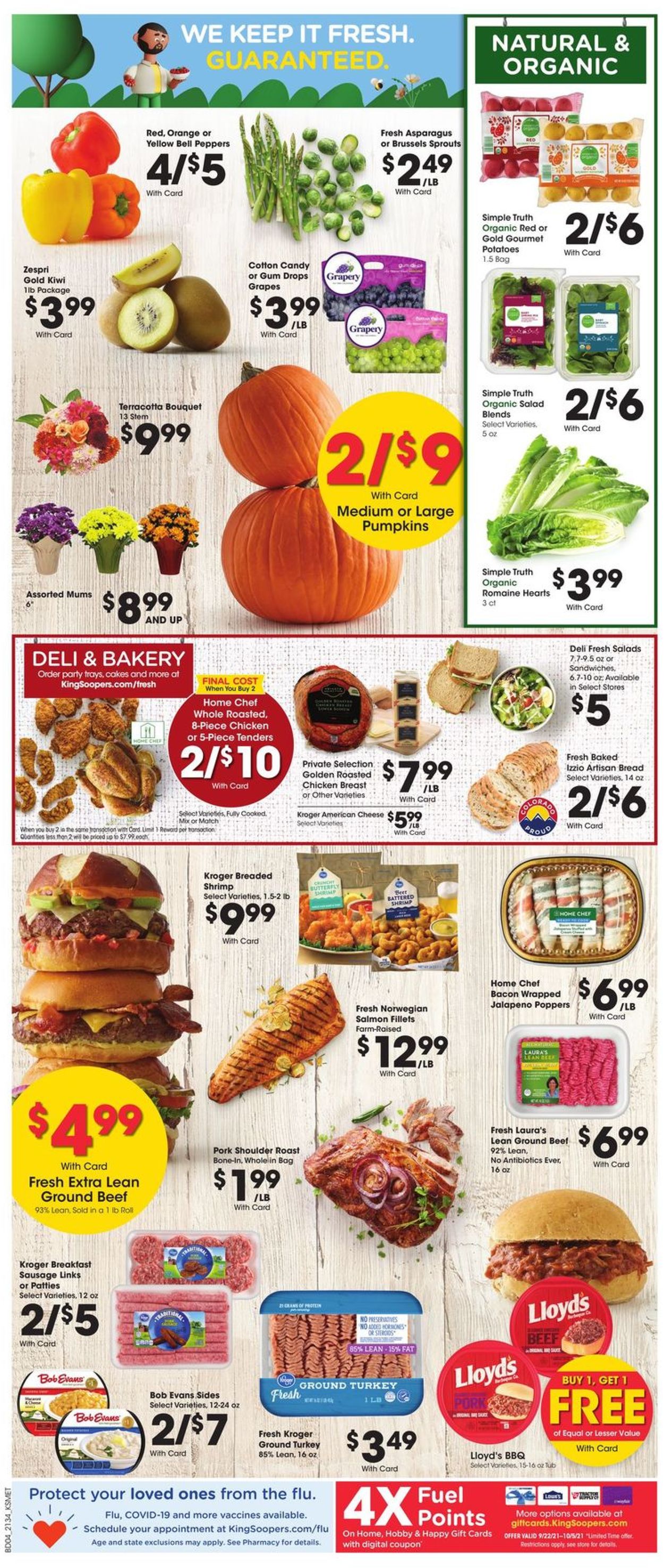 Catalogue King Soopers from 09/22/2021