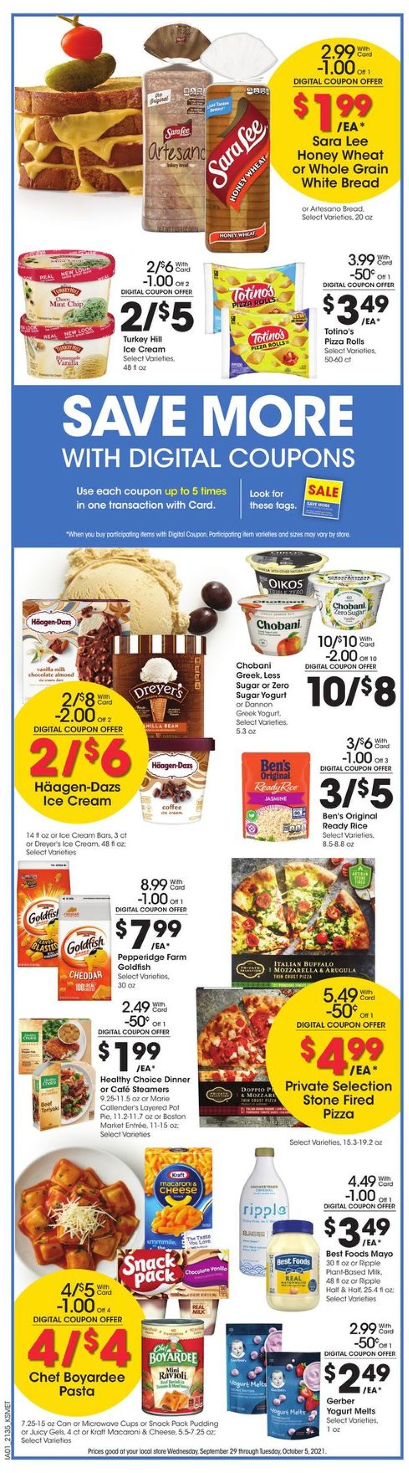 Catalogue King Soopers from 09/29/2021