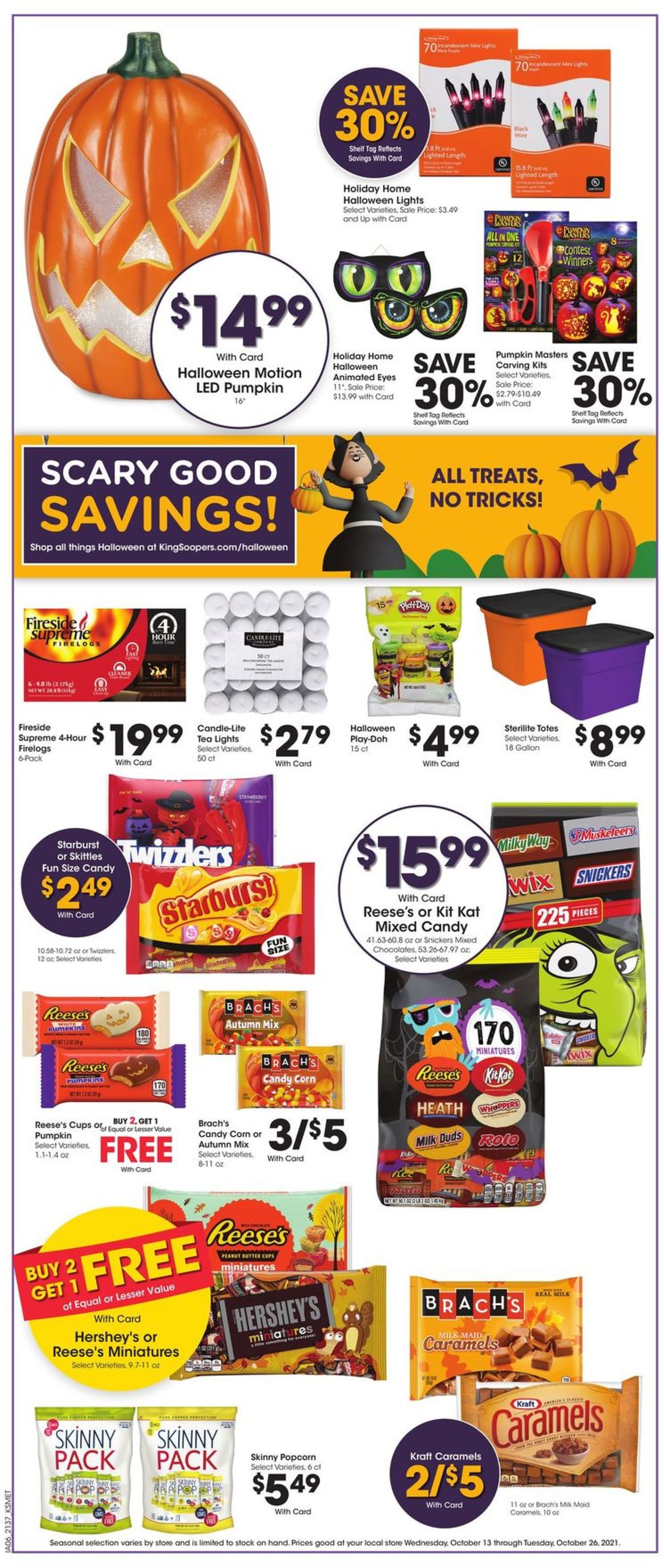 Catalogue King Soopers Halloween 2021 from 10/20/2021