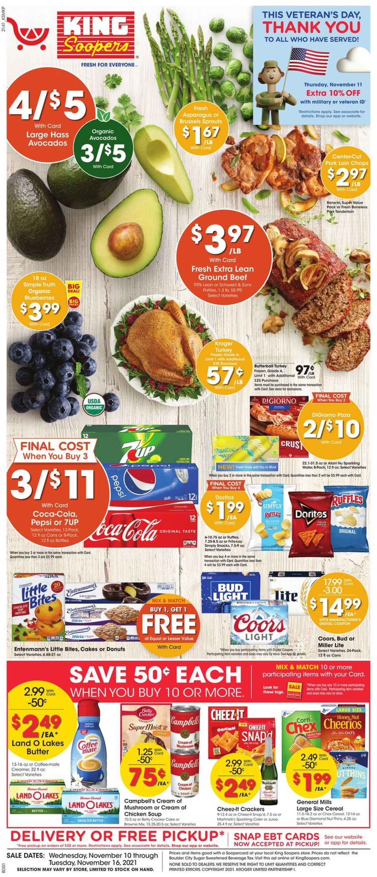 Catalogue King Soopers BLACK FRIDAY 2021 from 11/10/2021