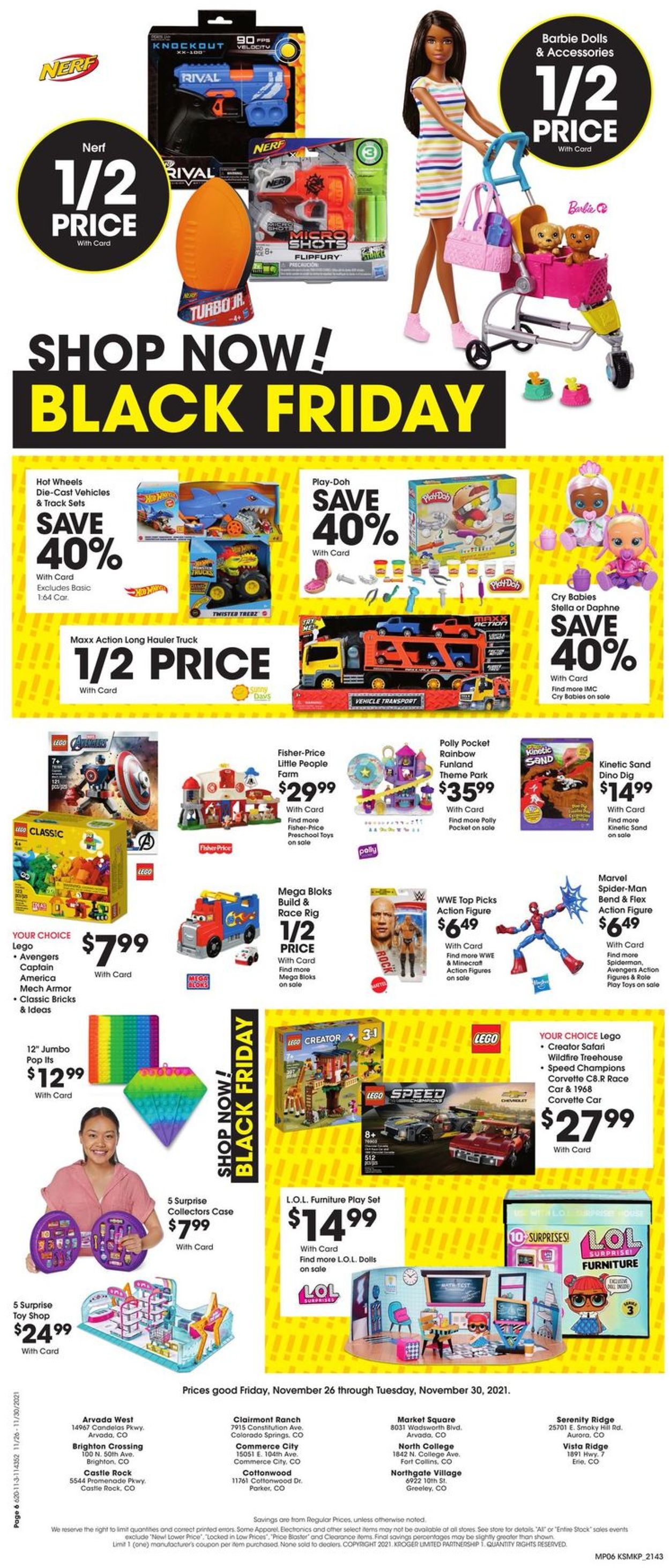 Catalogue King Soopers BLACK FRIDAY AD 2021 from 11/26/2021