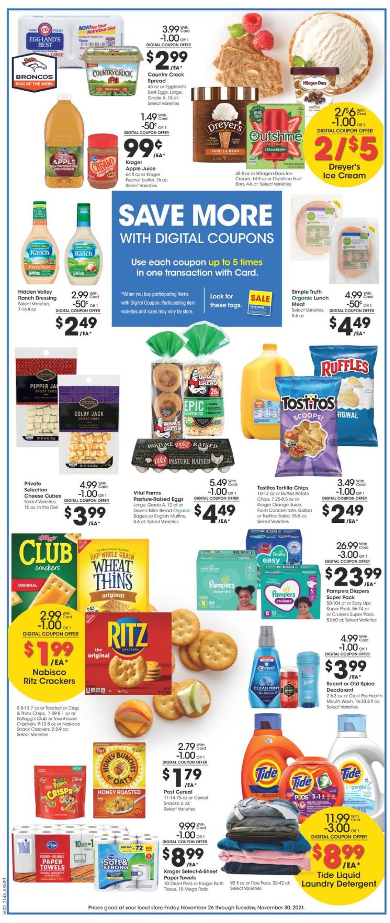 Catalogue King Soopers from 11/26/2021