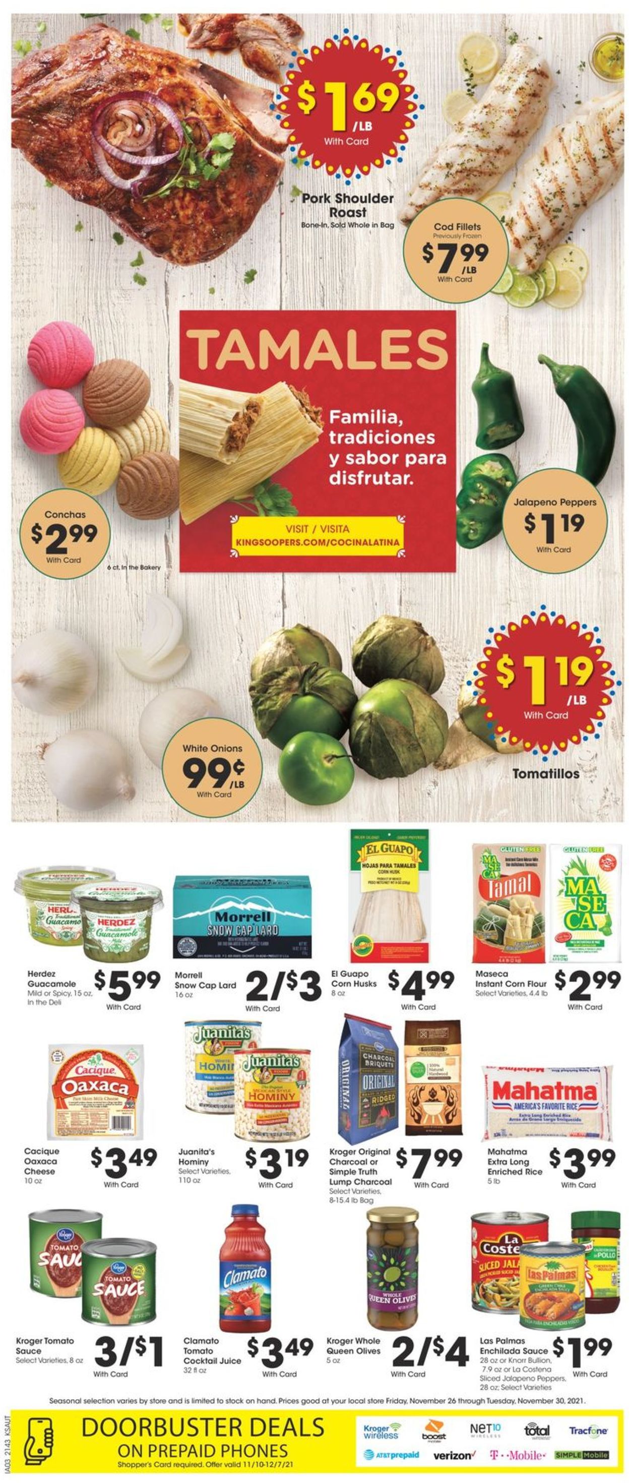 Catalogue King Soopers from 11/26/2021