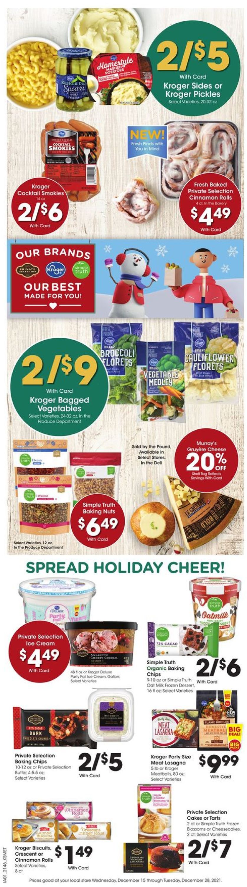 Catalogue King Soopers  HOLIDAY 2021 from 12/15/2021