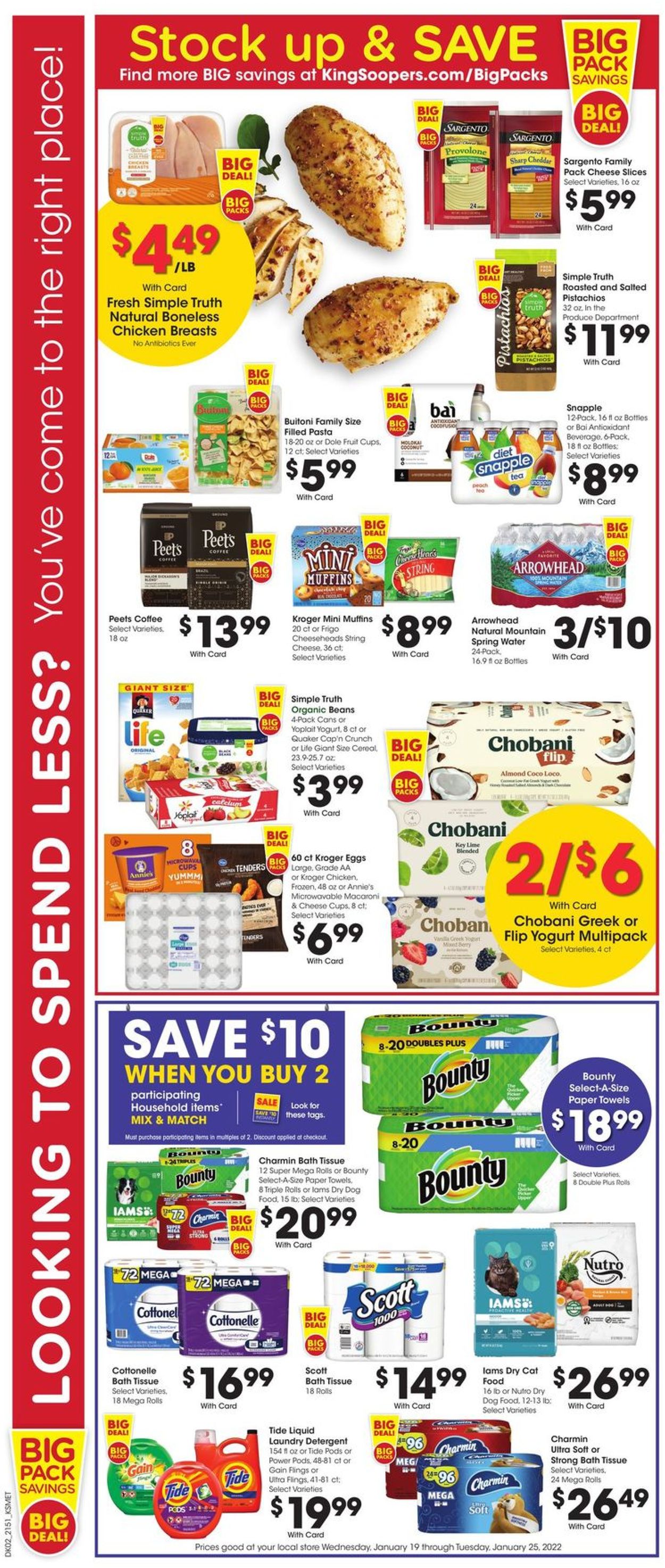 Catalogue King Soopers from 01/19/2022