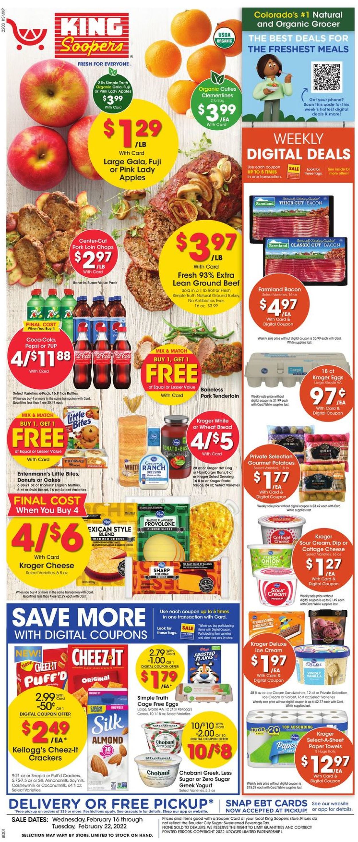 Catalogue King Soopers from 02/16/2022