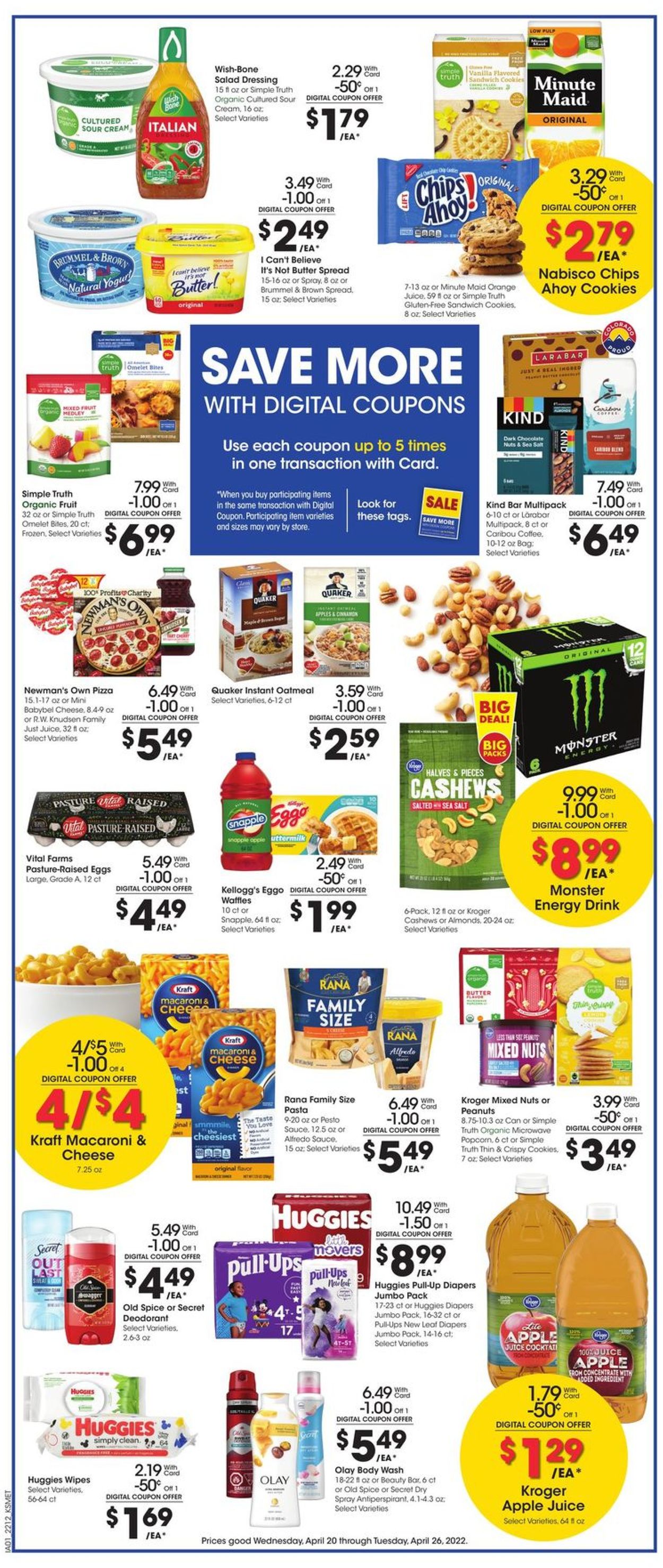 Catalogue King Soopers from 04/20/2022