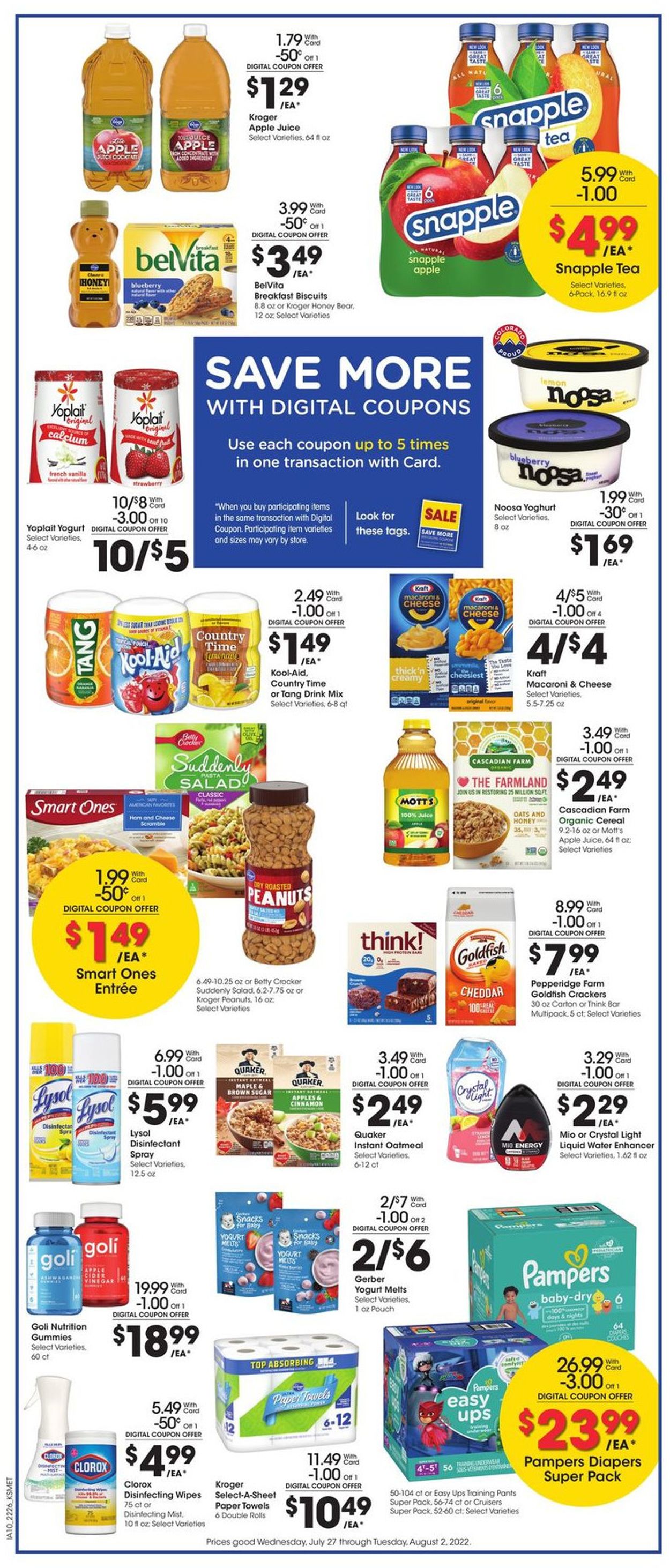Catalogue King Soopers from 07/27/2022