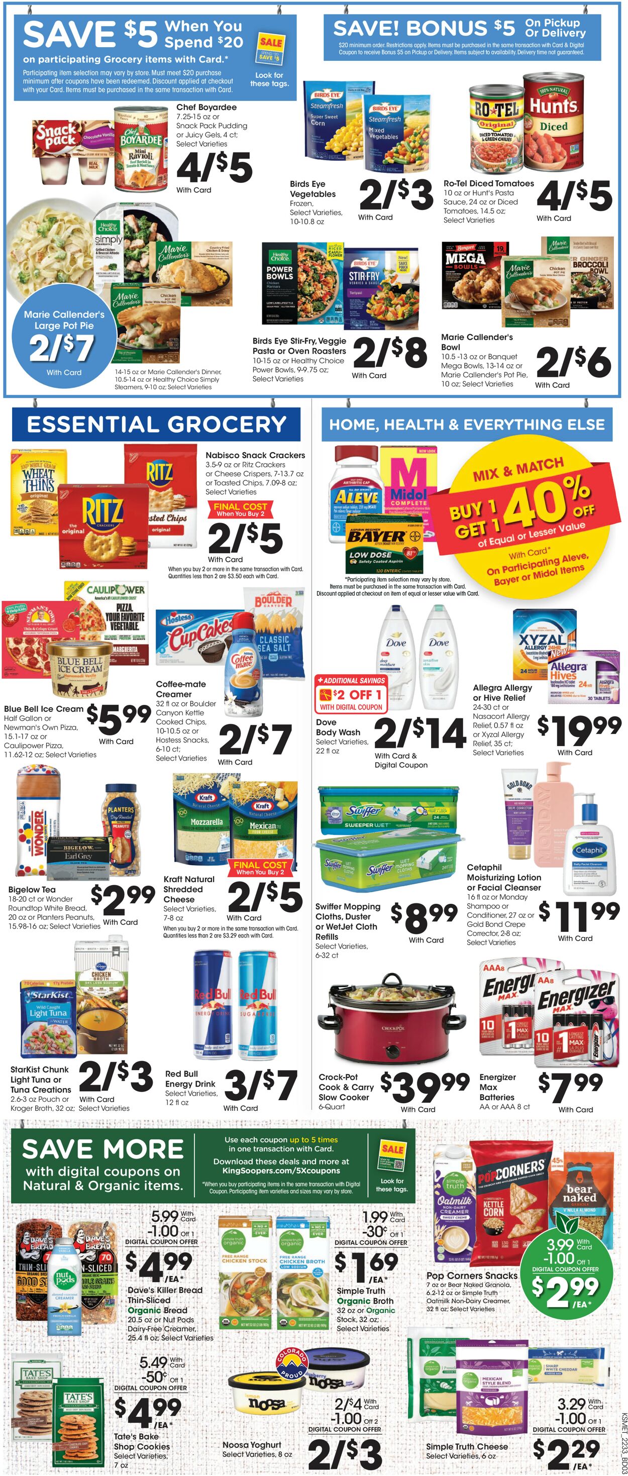 Catalogue King Soopers from 09/14/2022
