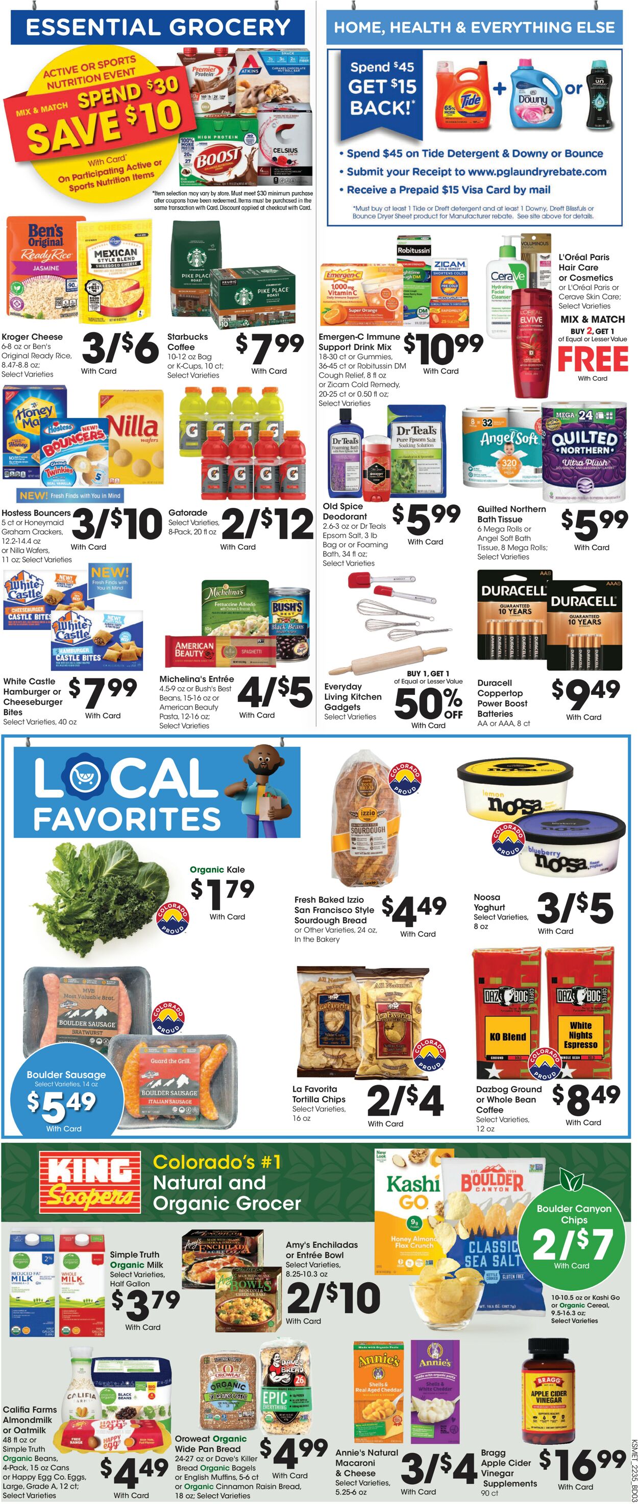 Catalogue King Soopers from 09/28/2022