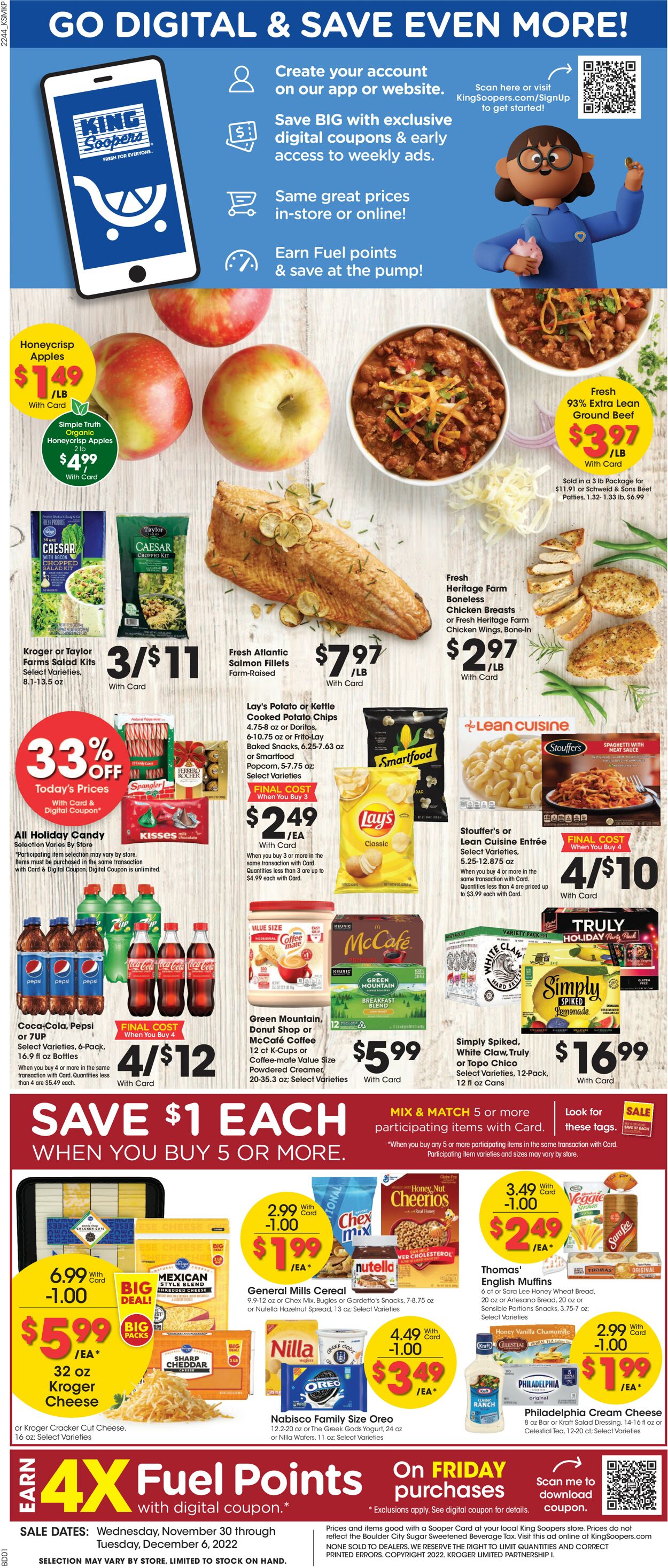Catalogue King Soopers from 11/30/2022