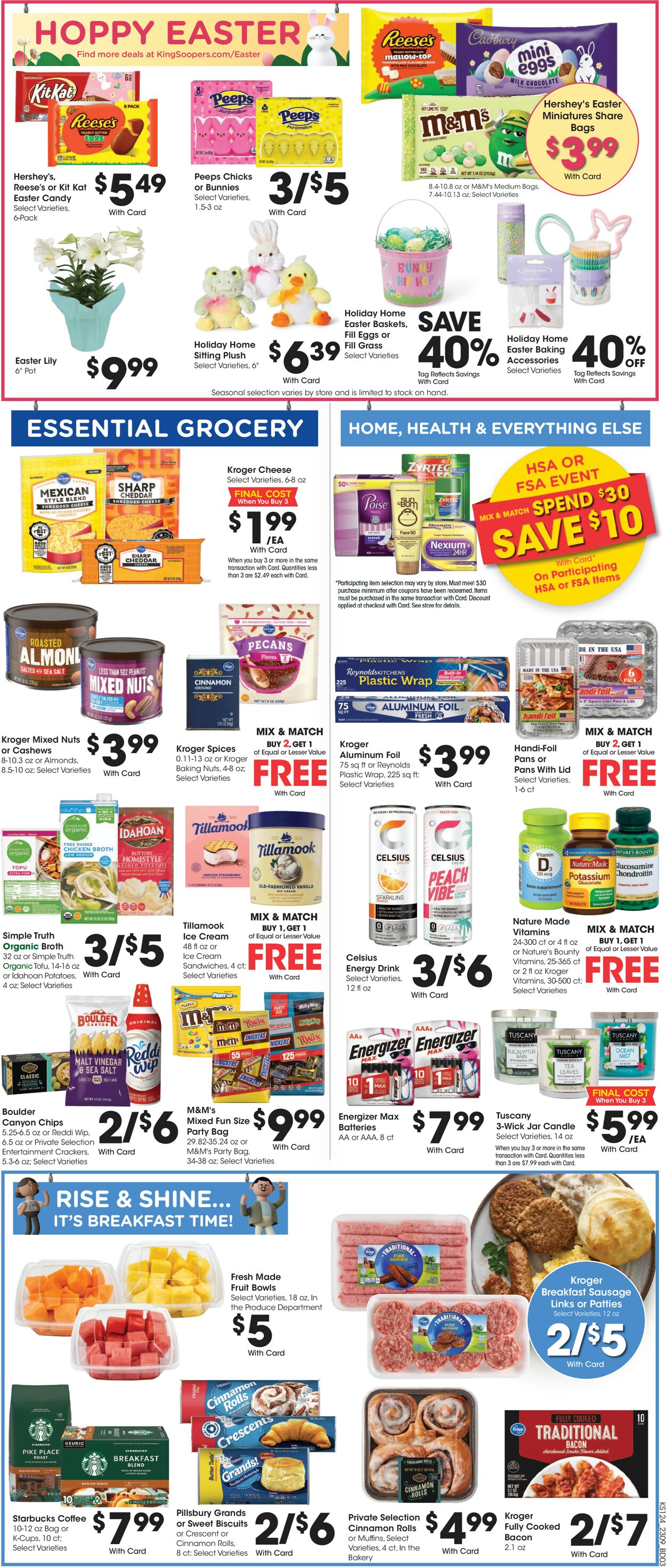 Catalogue King Soopers from 03/29/2023