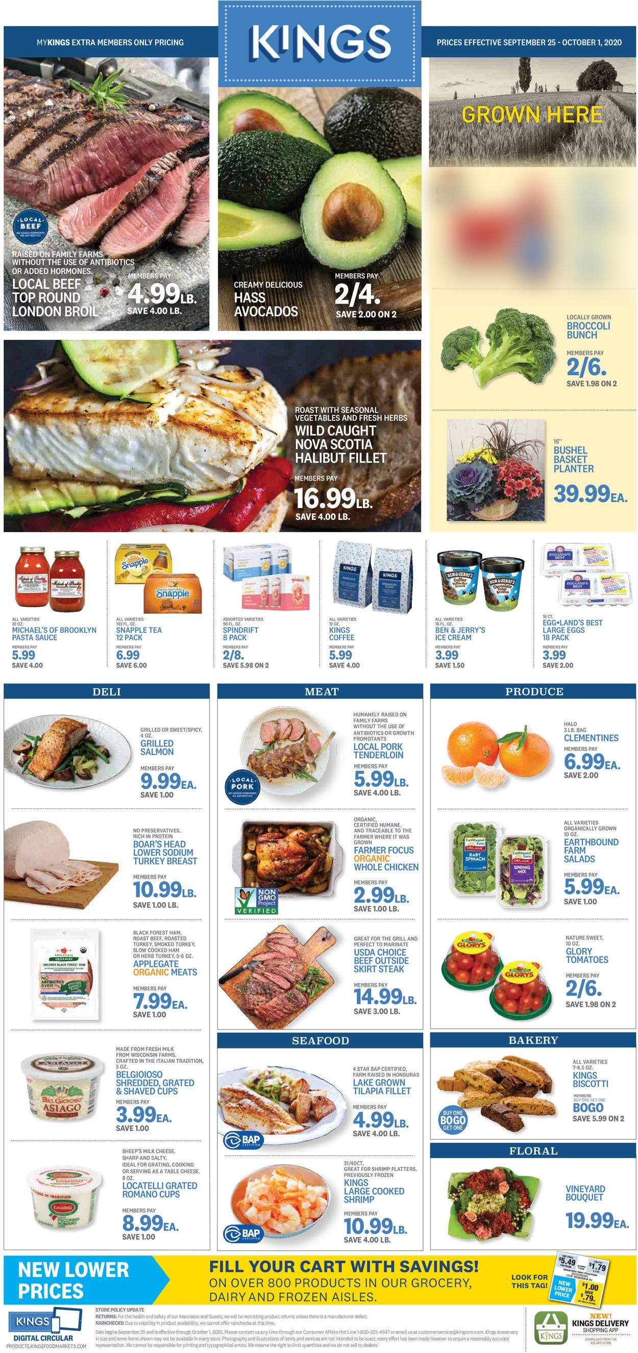 Catalogue Kings Food Markets from 09/25/2020