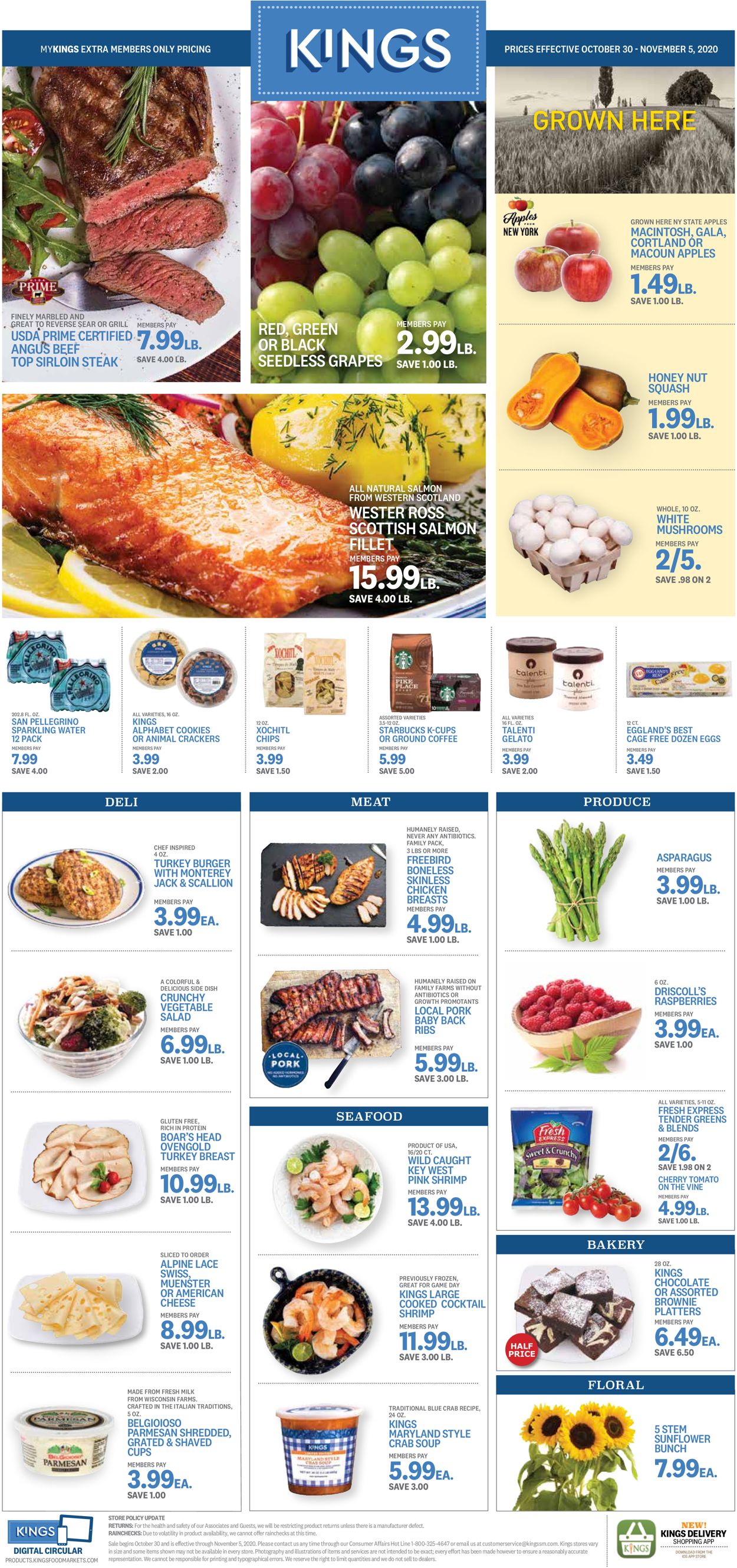 Catalogue Kings Food Markets from 10/30/2020