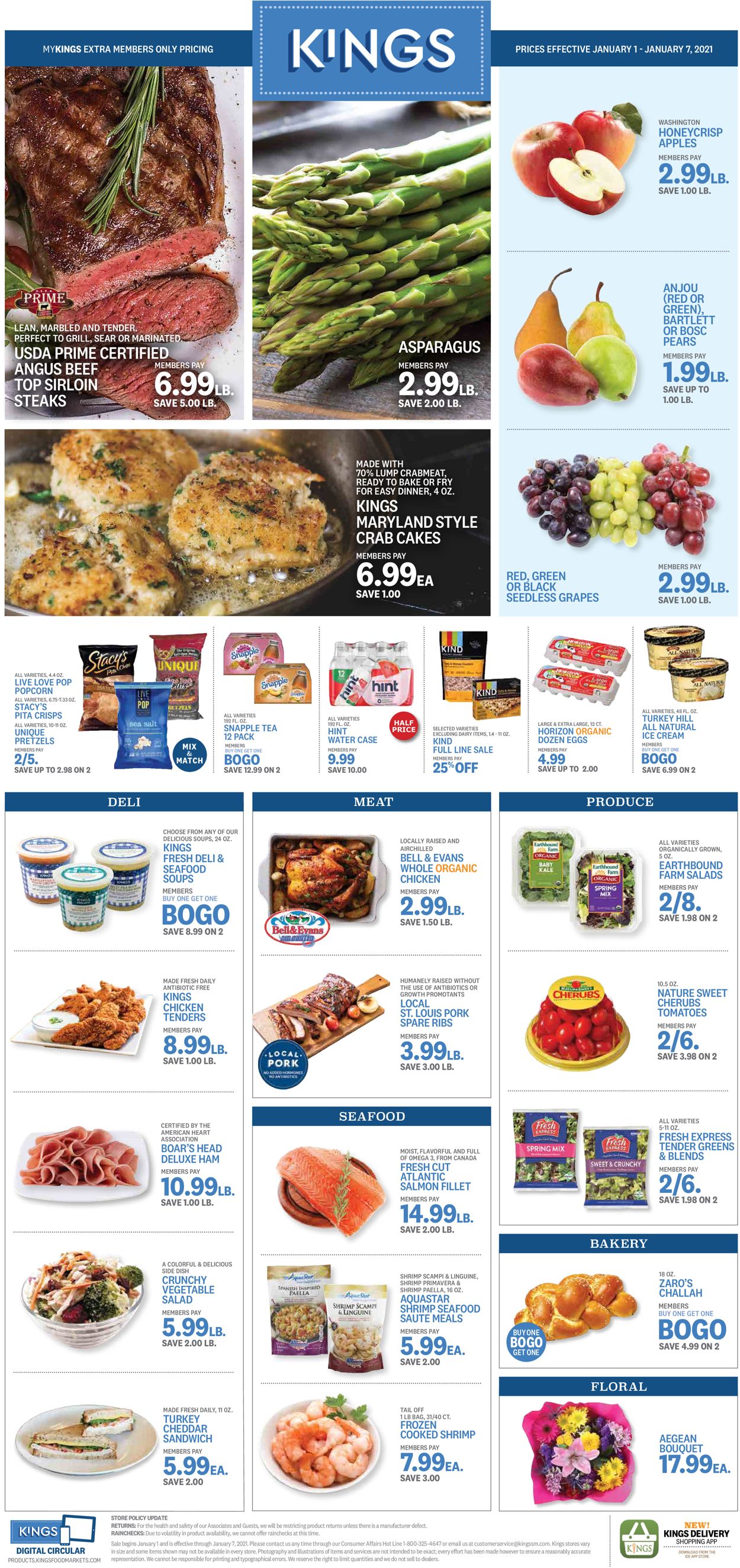 Catalogue Kings Food Markets from 01/01/2021