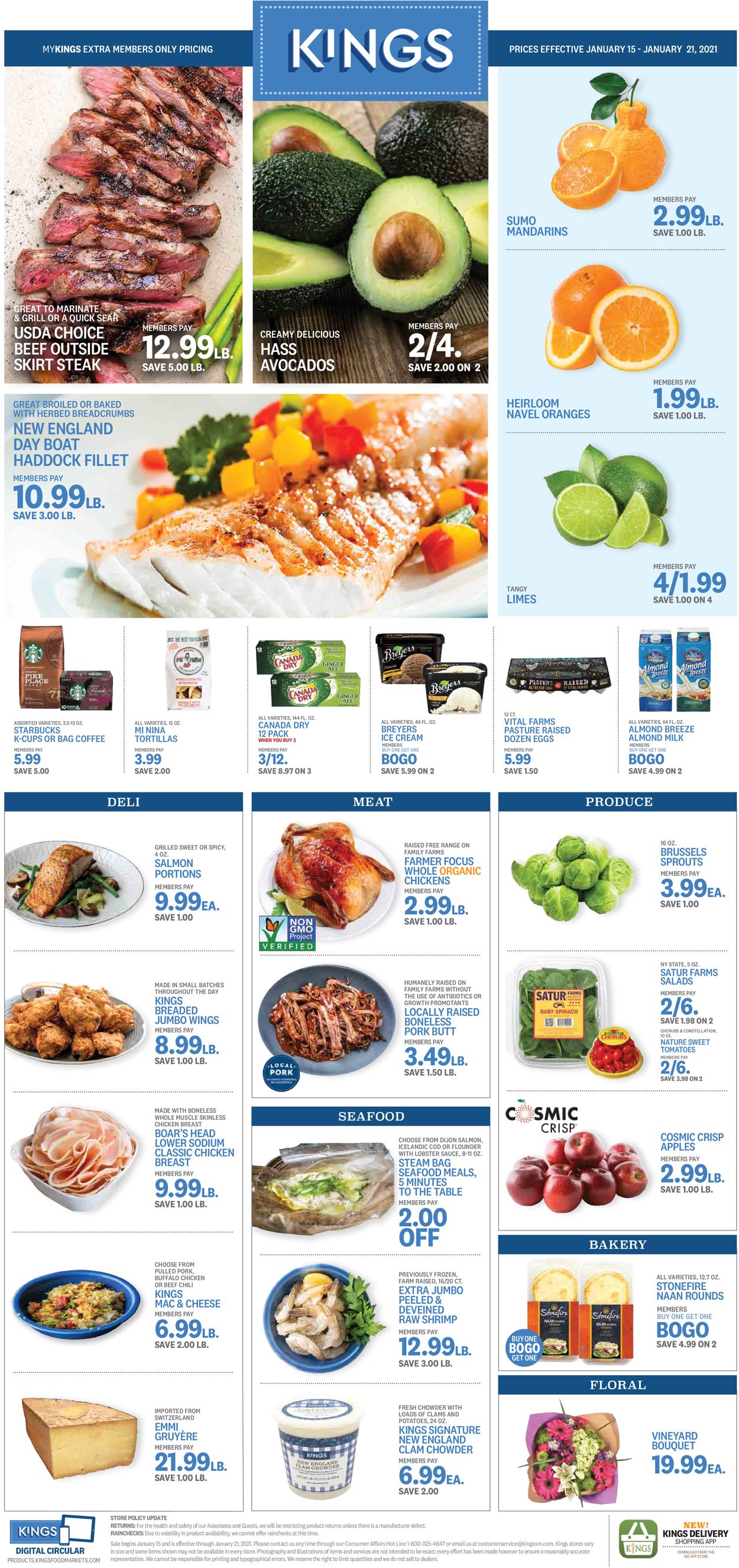Catalogue Kings Food Markets from 01/15/2021