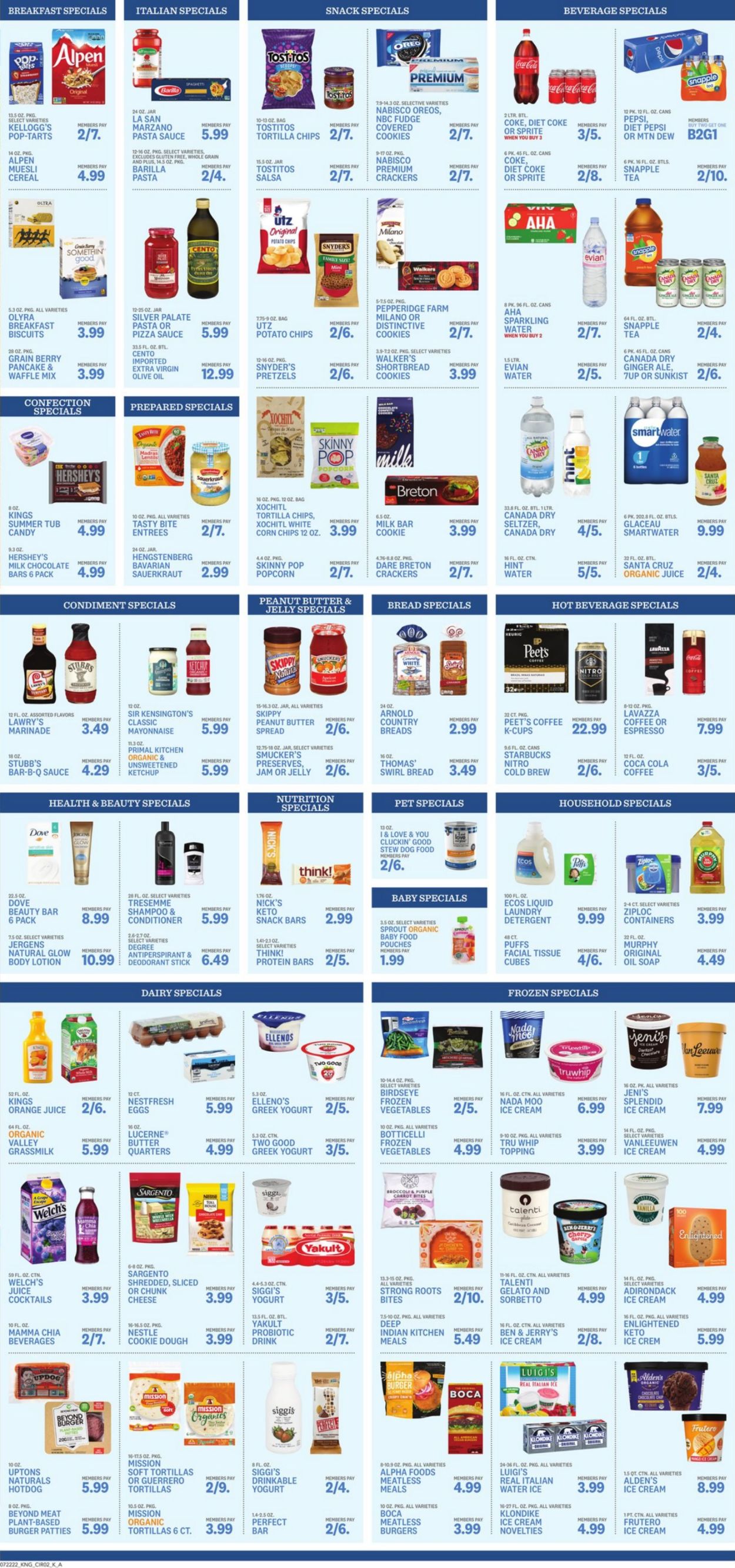 Catalogue Kings Food Markets from 07/22/2022