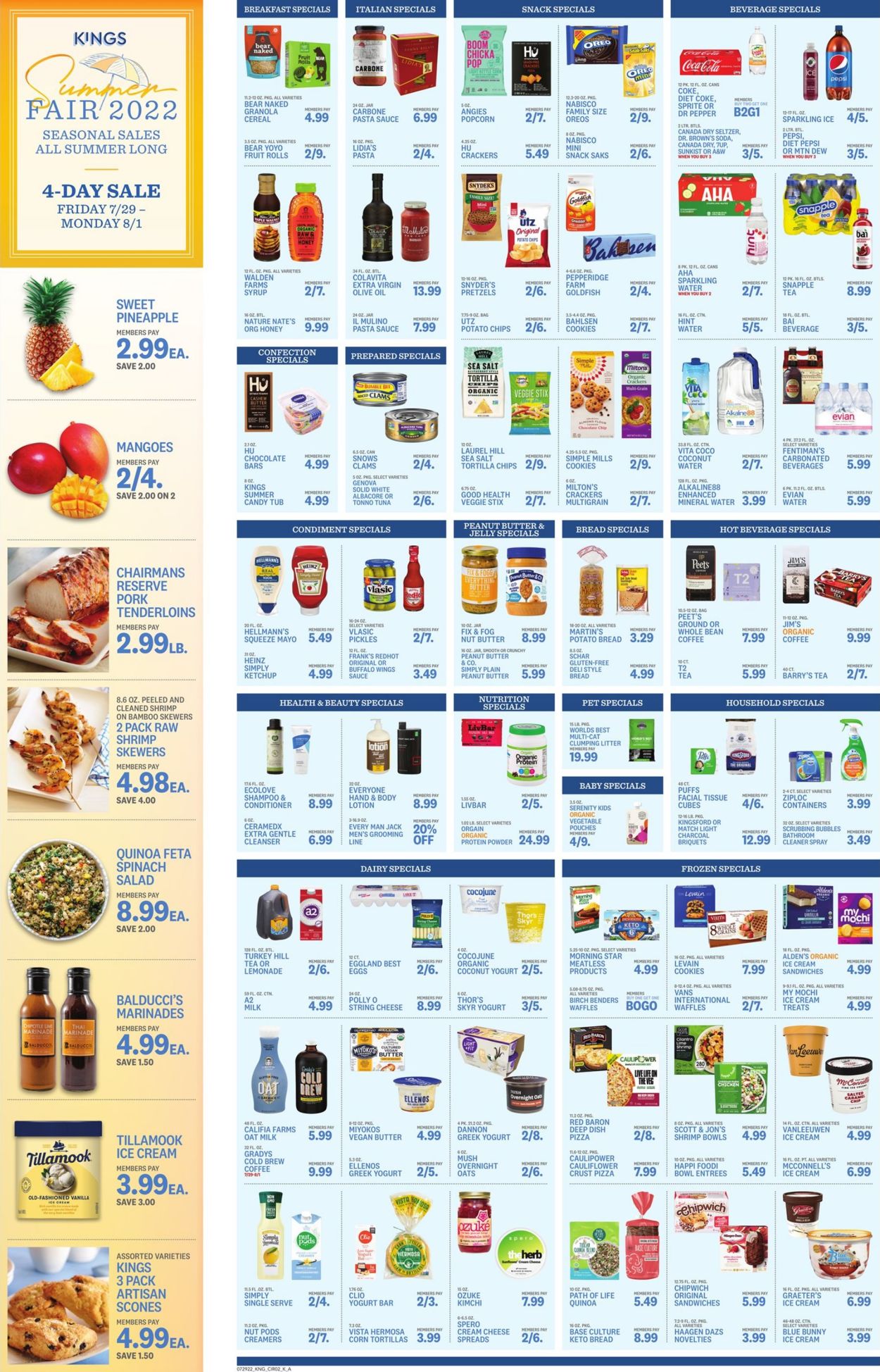 Catalogue Kings Food Markets from 07/29/2022